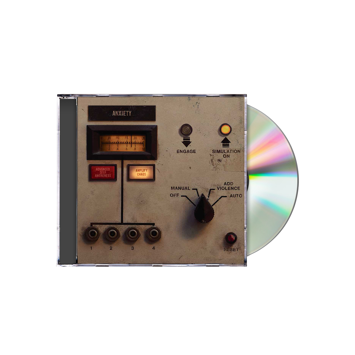 Nine Inch Nails Add Violence CD - Industrial Rock Album | Limited Edition Music CD | Perfect for Collectors & NIN Fans | Great for Home Listening, Car Rides & Gifts