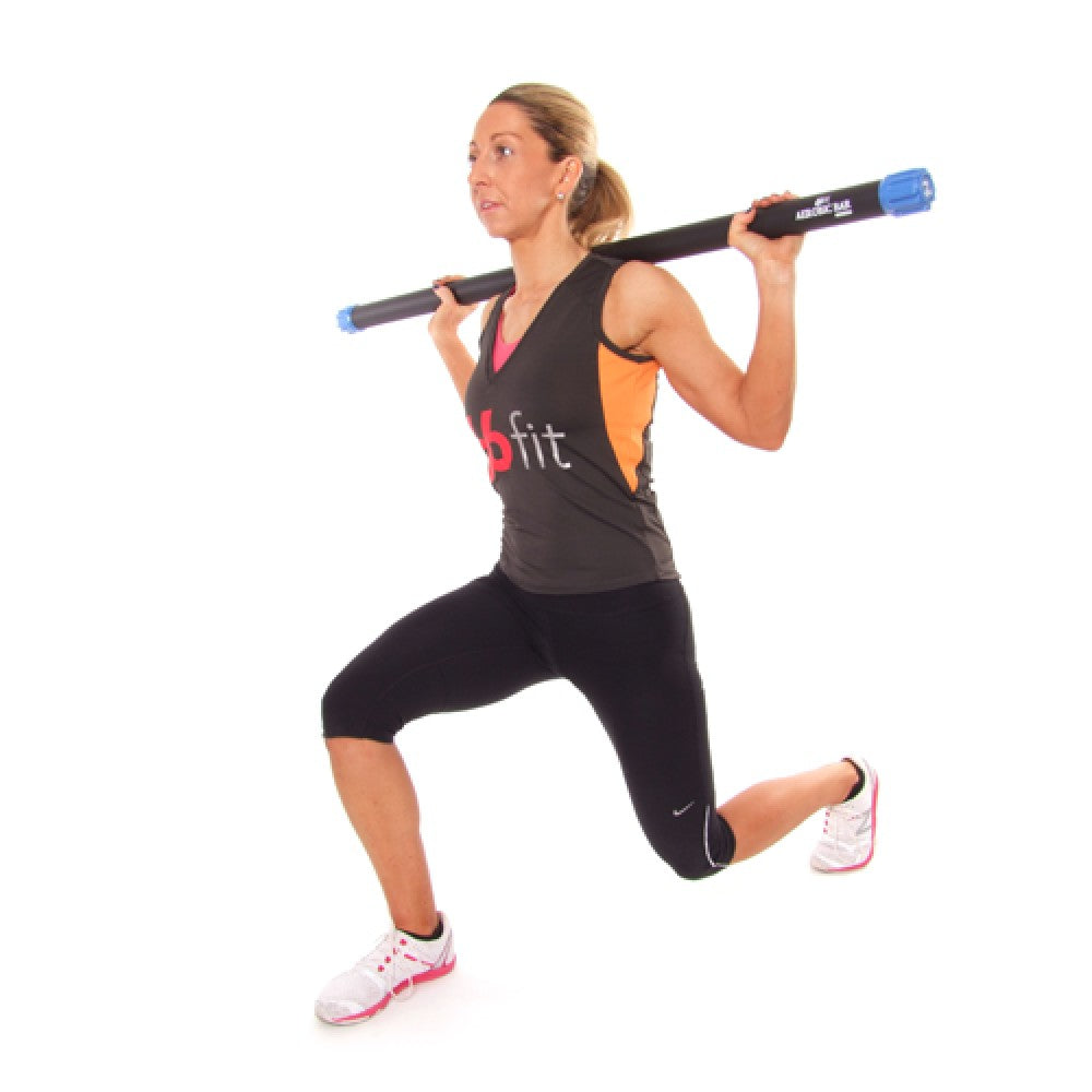 66Fit Aerobic Weighted Exercise Bar - Lightweight Fitness Bar for Home Workouts, Strength Training & Yoga | Perfect for Toning, Stretching & Full-Body Exercises
