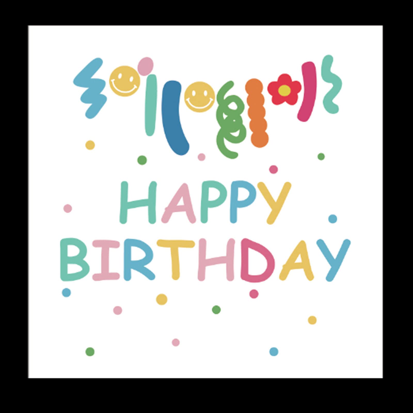 Qolati Creative Happy Birthday Projector Light - Electronic Party Decoration with Ambient Lighting for Birthday Banner Background - Perfect for Indoor Birthday Parties, Baby Showers & Anniversary Celebrations