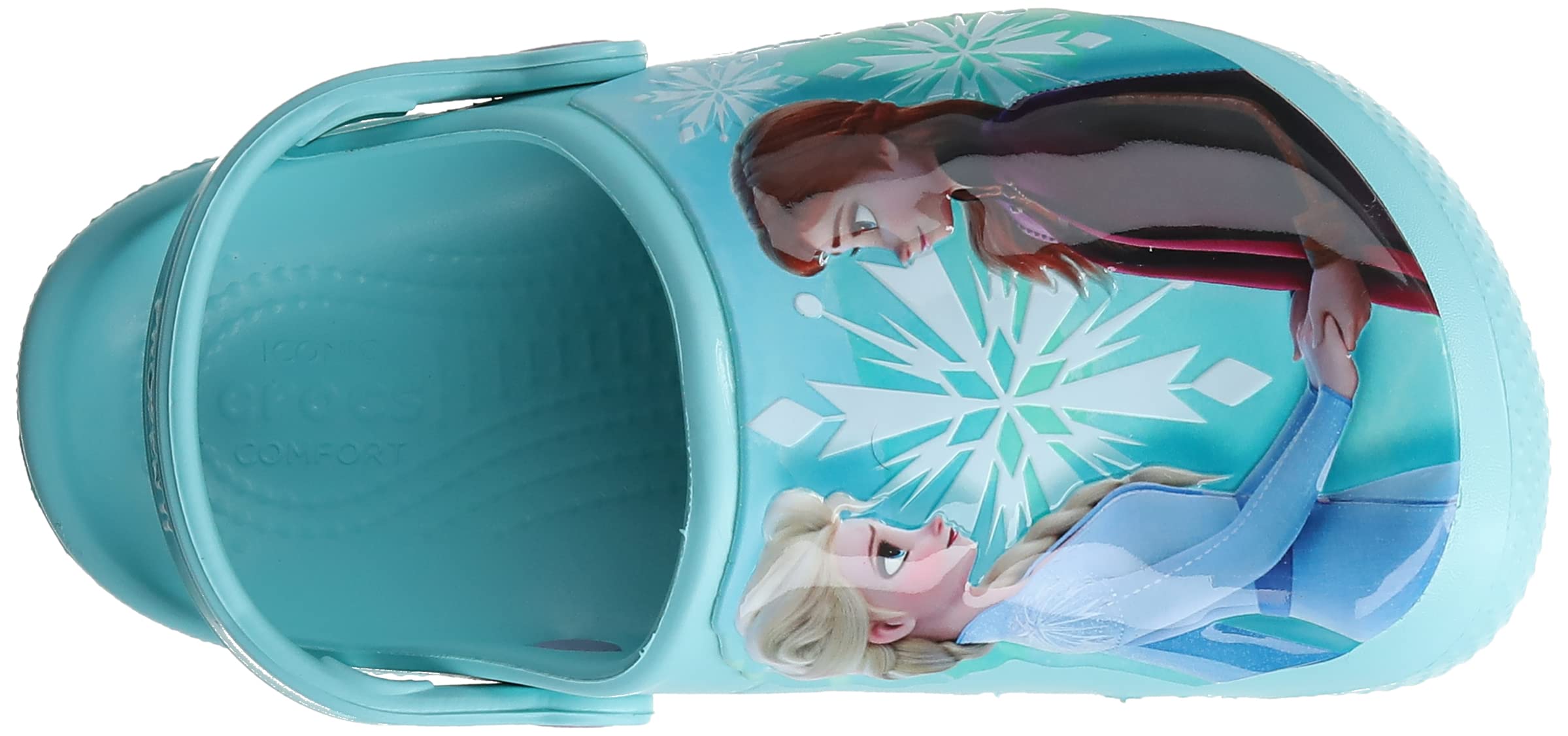 Crocs Kids' Disney Frozen 2 Clog - Lightweight & Comfortable Water Shoes for Girls | Perfect for Beach, Pool, and Outdoor Play