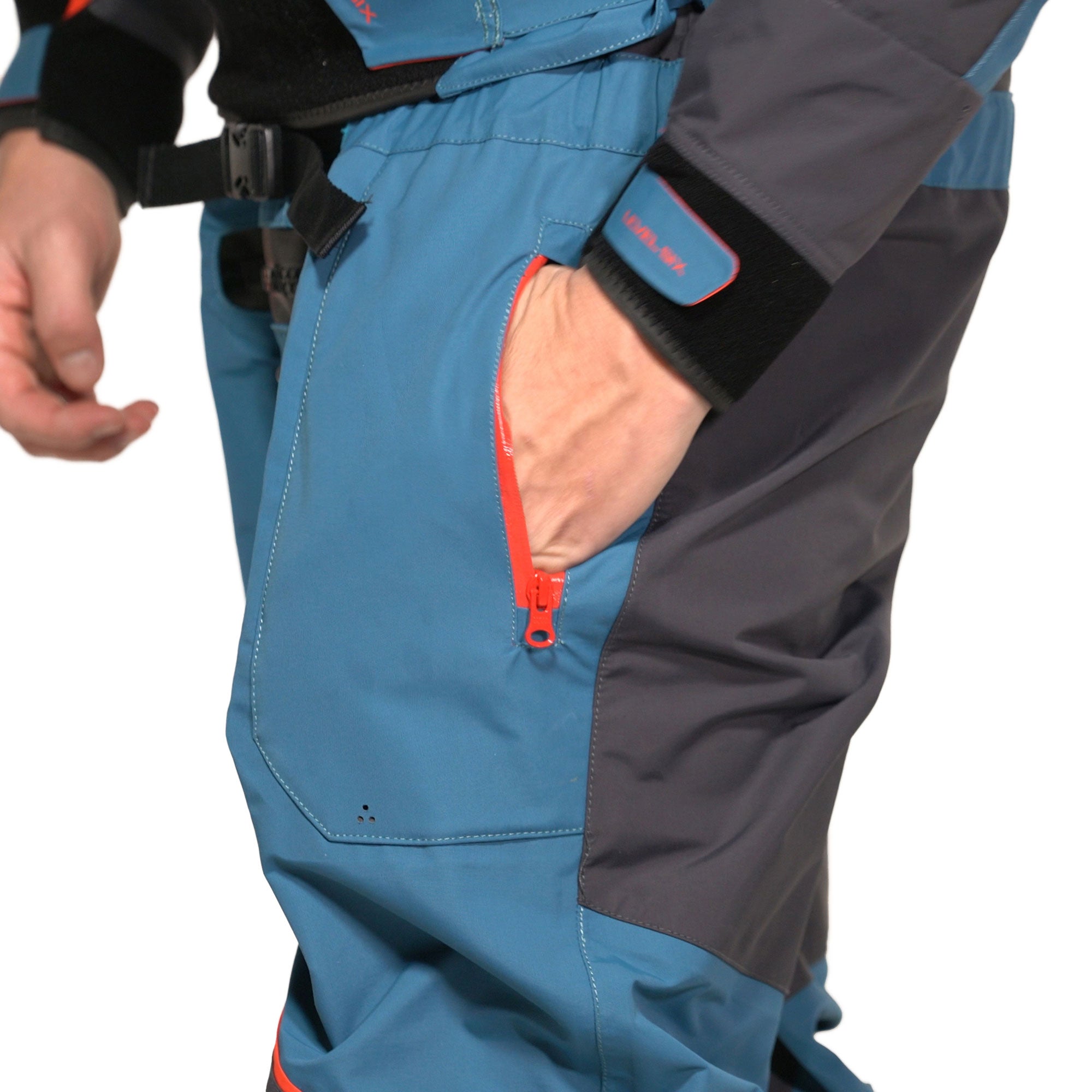 Level Six Men's Odin Dry Suit - Waterproof & Breathable Diving Suit for Kayaking, Fishing & Cold Water Sports (Closeout Sale)