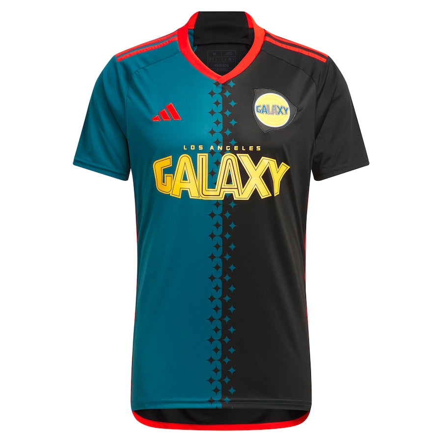Adidas LA Galaxy Marco Reus Third Jersey 2024-2025 - Black/Virdia Soccer Shirt for Men - Official MLS Fan Gear for Games & Casual Wear