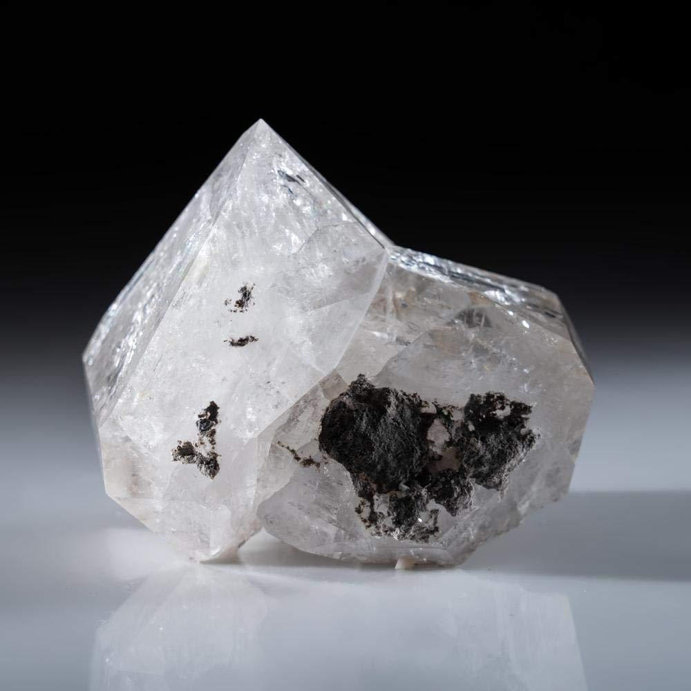 Natural Herkimer Quartz Cluster from Herkimer County, NY - 279g Healing Crystal for Meditation, Reiki & Home Decor (HQC37)