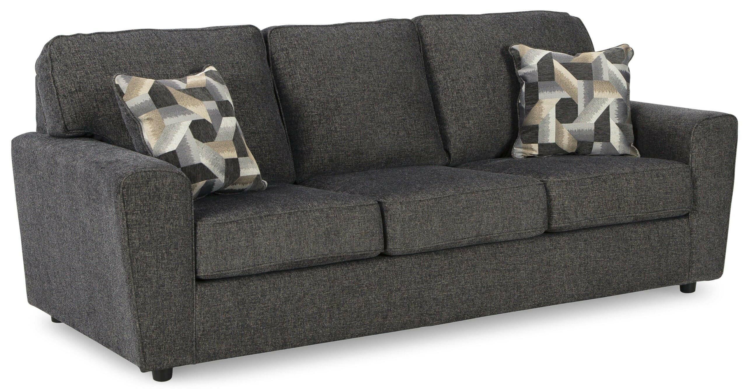 Cascilla Slate Gray Sofa & Loveseat Set 26804 - Modern Living Room Furniture for Small Spaces, Perfect for Apartments and Cozy Homes