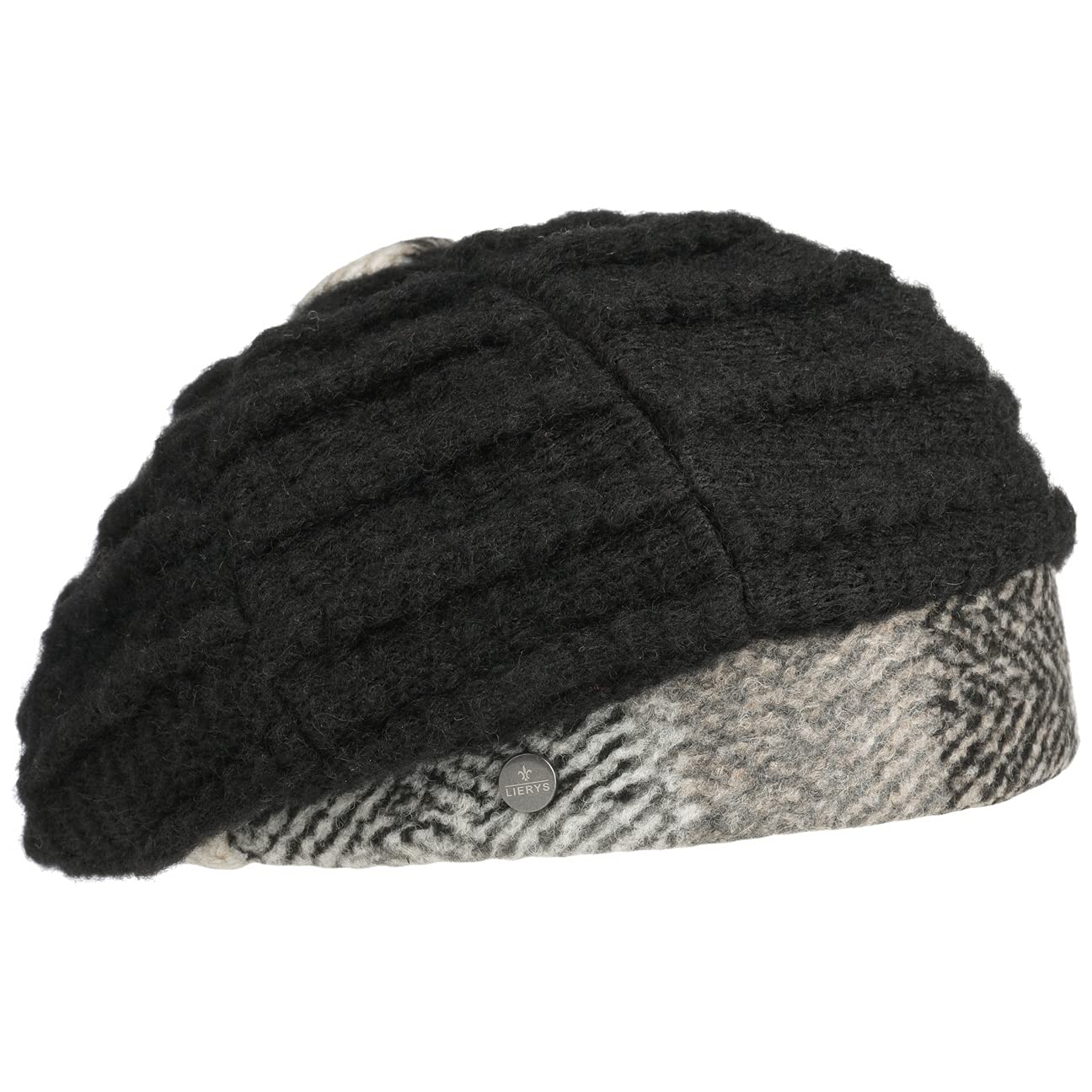 Lierys Kaleja Women's Beret Hat - 100% Wool Italian Made - Classic Winter Fashion Accessory for Women | Perfect for Casual Outfits, Office Wear & Holiday Style