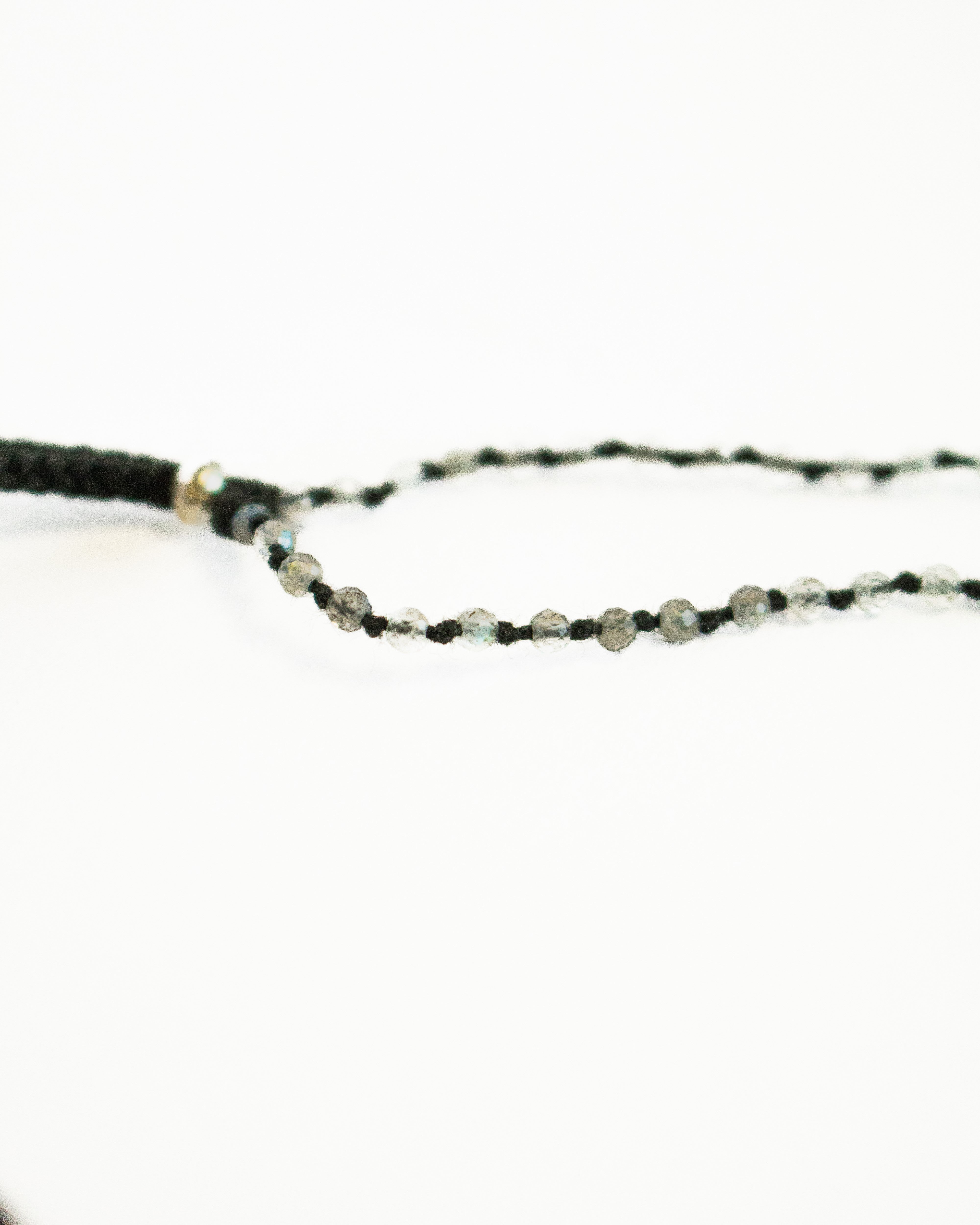Labradorite & Diamond North Star Necklace by Art Of Ceremony - Elegant Healing Crystal Jewelry for Women, Spiritual Protection & Positive Energy - Perfect for Meditation, Yoga, Gifts & Special Occasions