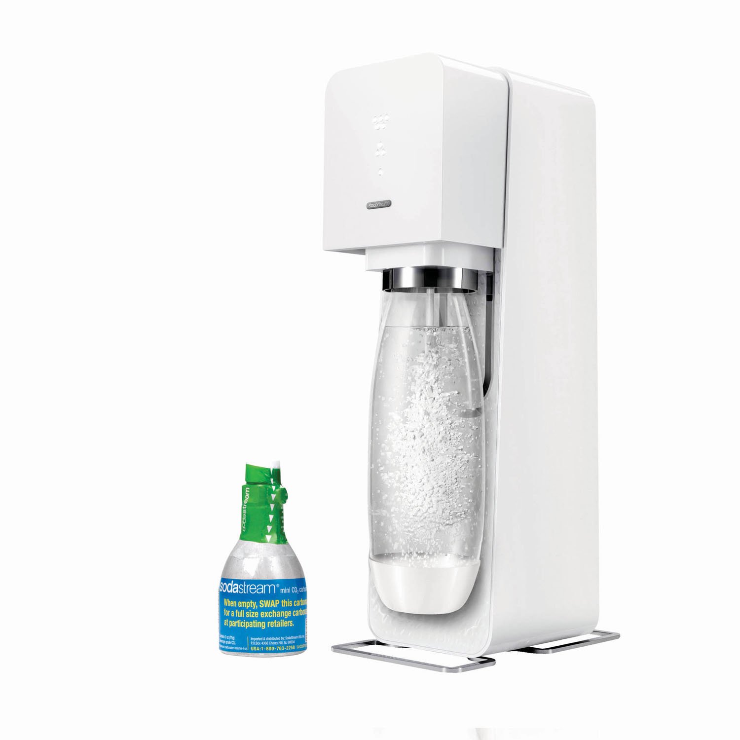 SodaStream Source Sparkling Water Maker Starter Kit - Make Carbonated Drinks at Home | Perfect for Kitchen, Office & Healthy Lifestyle