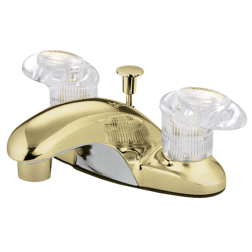 Kingston Brass KB6152 4-Inch Centerset Bathroom Faucet - Modern Water-Saving Design for Sink, Vanity & Powder Room Installation