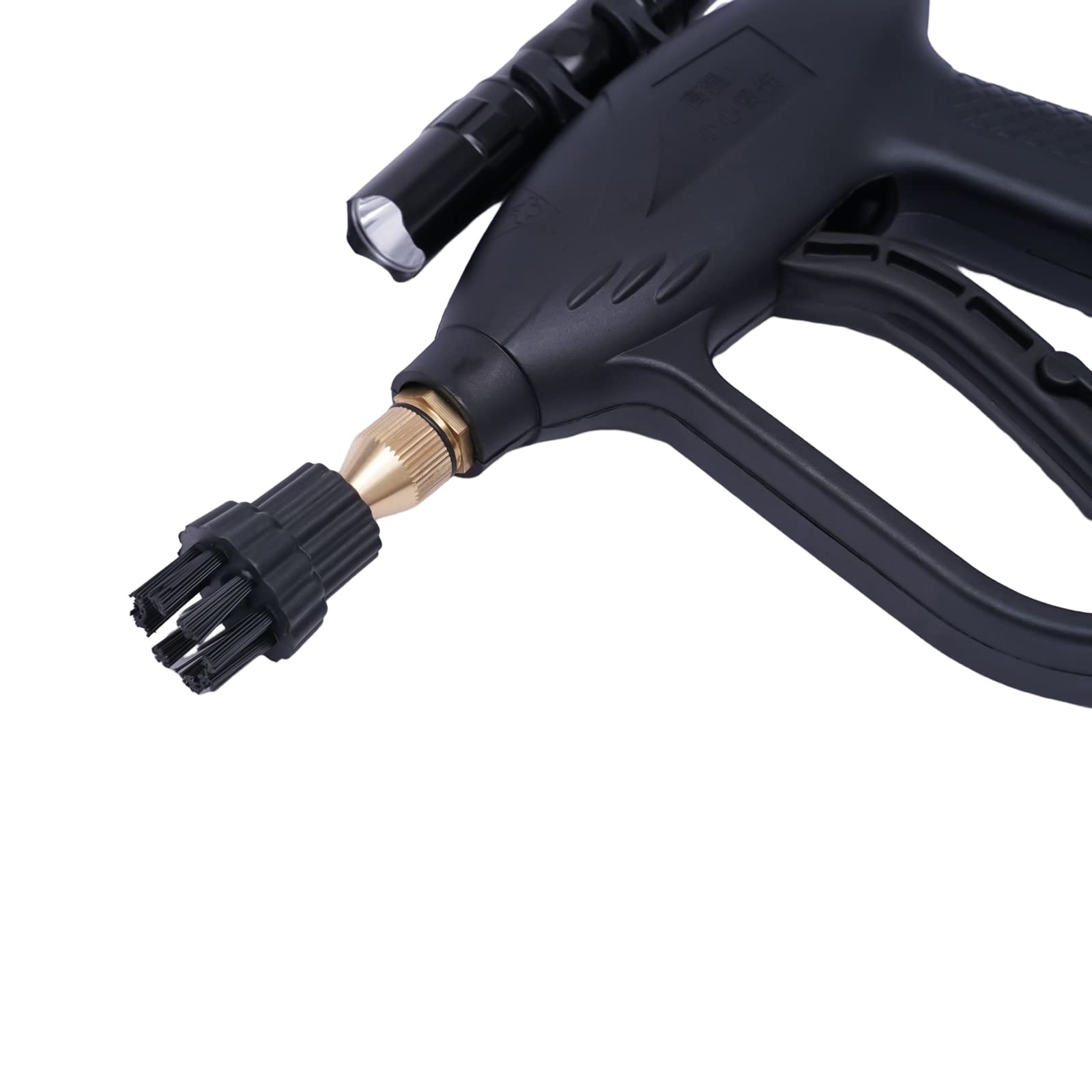 Upthehill 1600W High-Pressure Steam Cleaner - Handheld Multi-Purpose Steam Cleaning Machine for Floors, Countertops, Windows & Cars | Powerful Portable Steam Tool for Deep Cleaning Kitchens, Bathrooms, Garages & Outdoor Surfaces (Black)