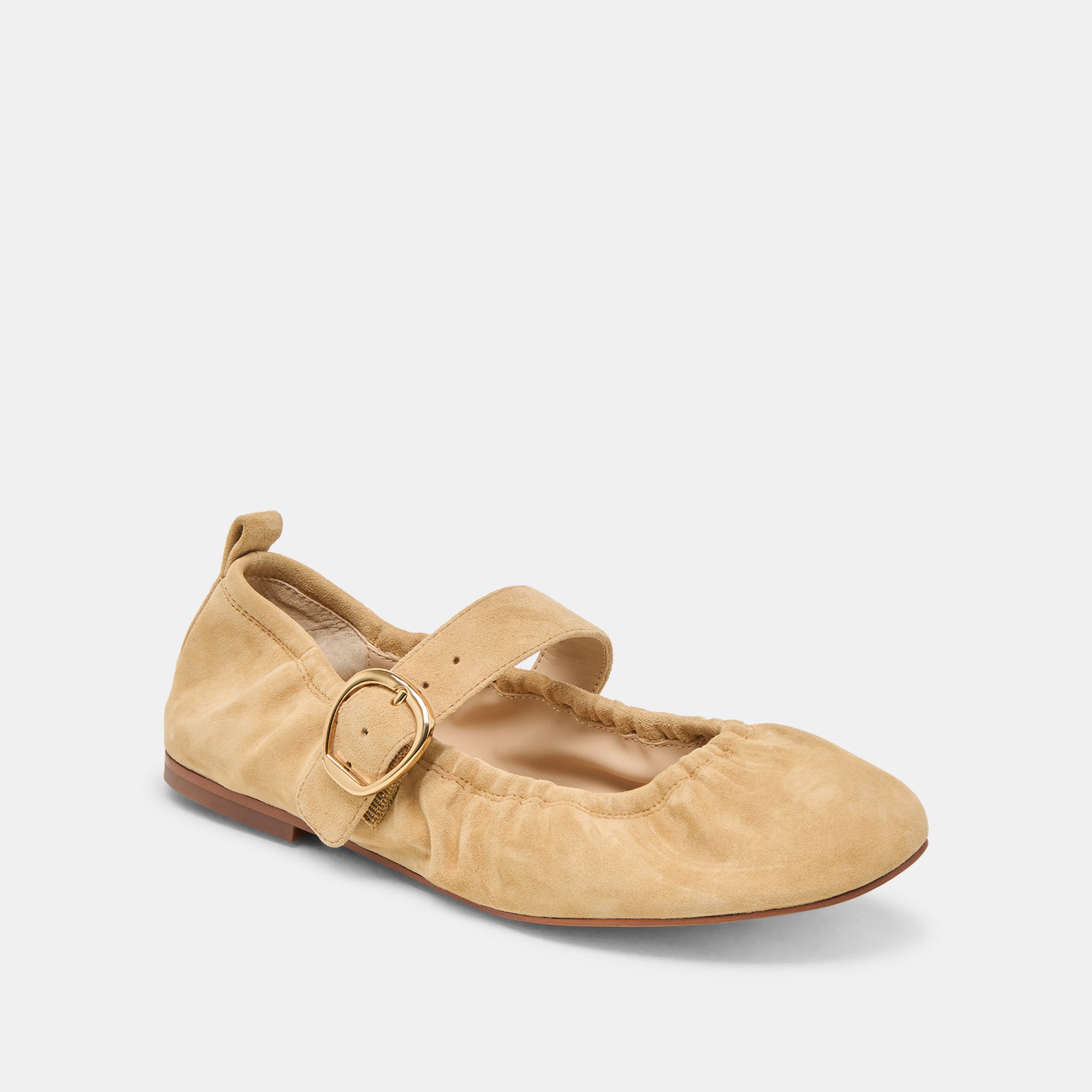 CAELY Women's Honey Suede Ballet Flats - Comfortable & Stylish Shoes for Work, Casual Wear & Travel
