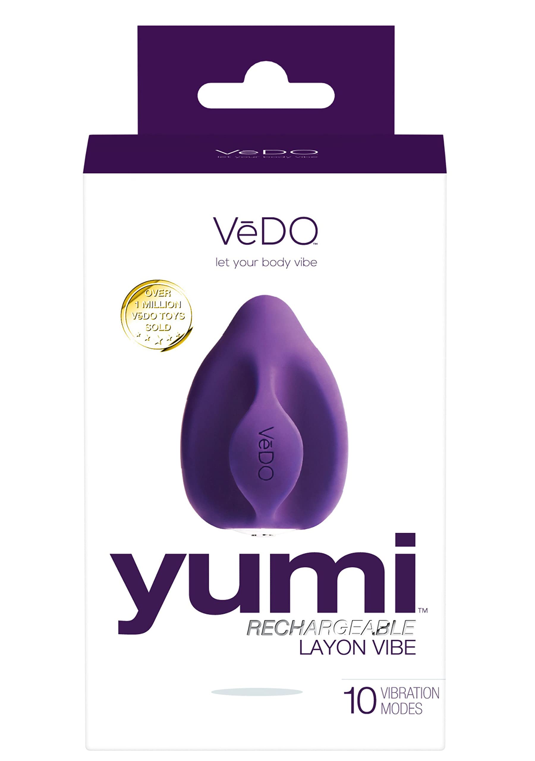 YUMI Clitoral Vibrator - Rechargeable Waterproof Sex Toy for Women - Bedroom & Travel Use