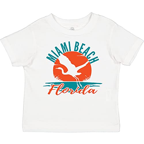 Inktastic Miami Beach Florida Vacation Trip Toddler T-Shirt - Soft Cotton Tee for Boys & Girls, Perfect for Family Travel & Beach Outings