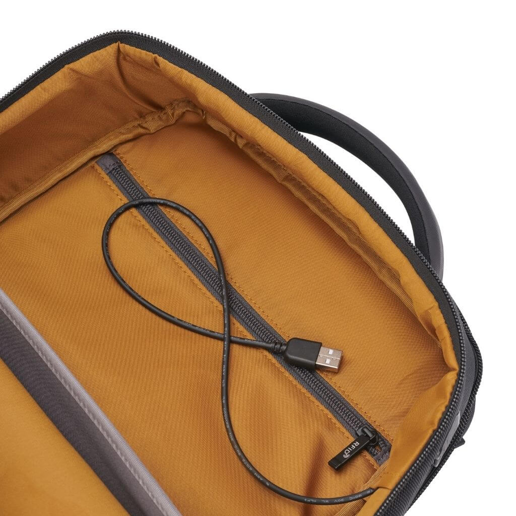 Hedgren Drive RFID Anti-Theft Laptop Backpack for 14.1 Inch Notebook - Light Grey | Perfect for Work, Travel & Daily Commute