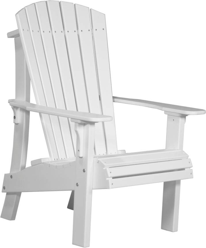 Premium Adirondack Chair - Heavy Duty Outdoor Patio Furniture, All-Weather Resin Wicker, Comfortable Lounge Chair for Garden, Poolside, Deck, and Backyard Relaxation