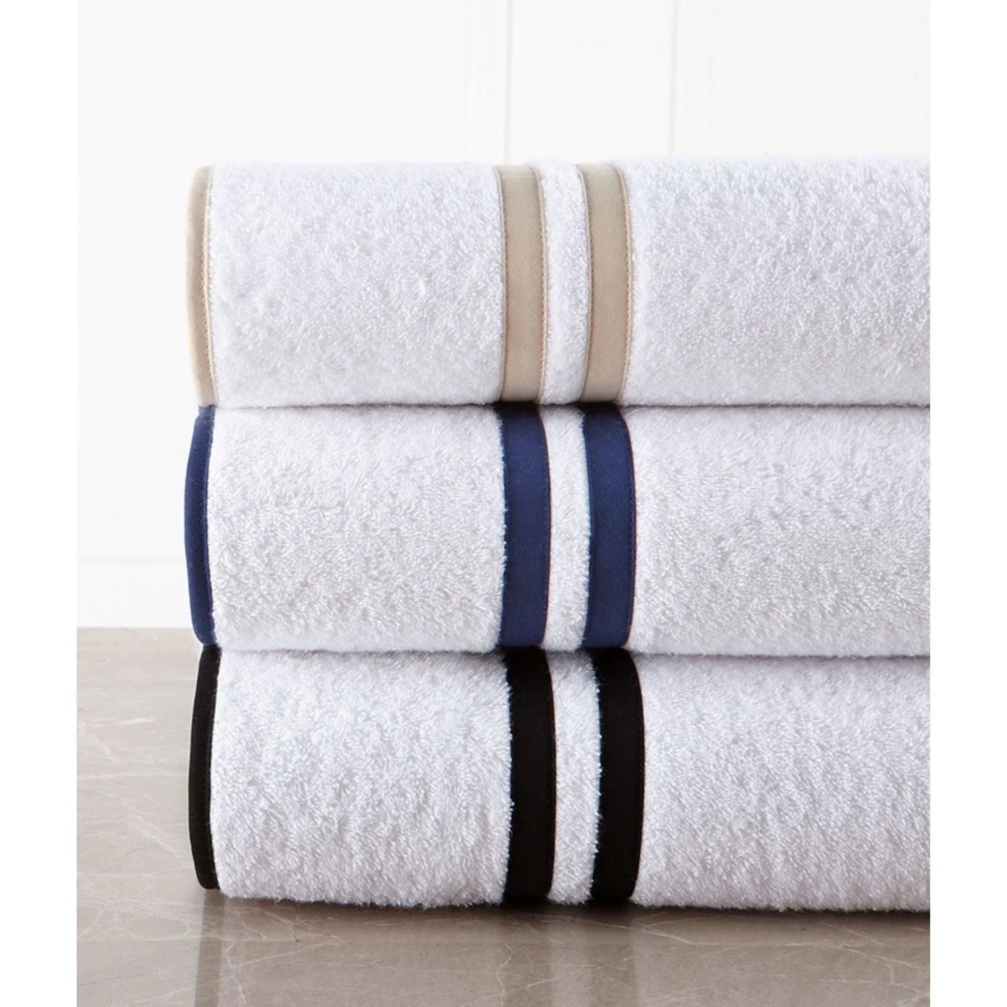 Premium Brendon Roma Terry Bath Towels - Ultra Soft, Absorbent & Quick-Drying - Luxury Spa & Bathroom Essentials for Home & Hotel Use