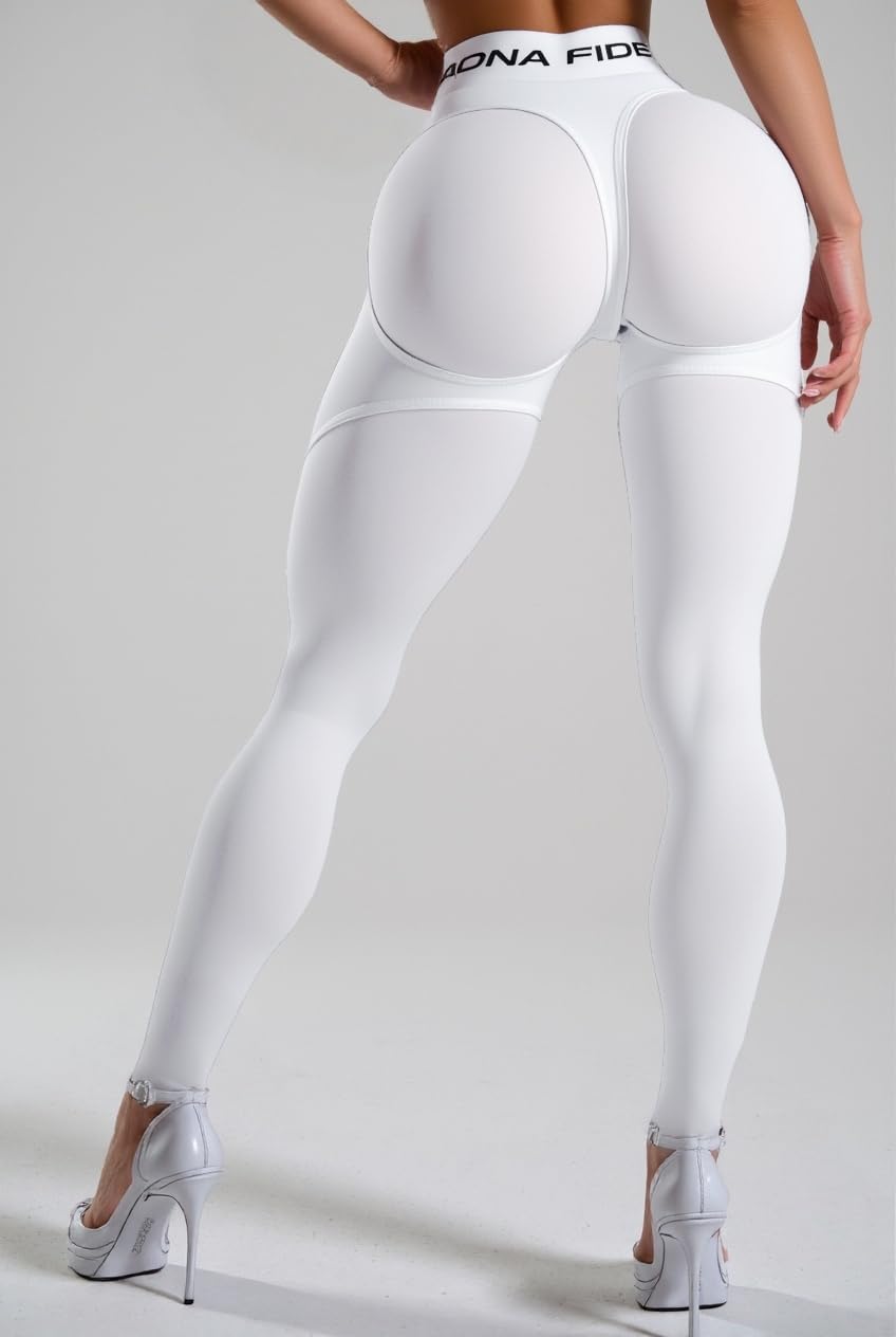 Bona Fide Butt Lifting Leggings for Women - High Waisted Tummy Control Scrunch Yoga Pants - Perfect for Gym, Workout, Running & Everyday Wear