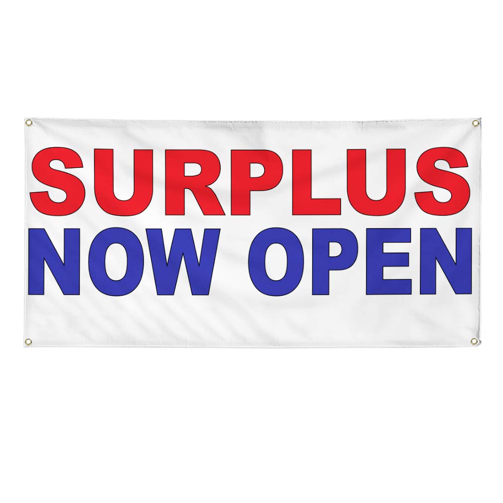 Premium Vinyl Banner - Multiple Sizes (60x144 Inches) | Weatherproof Outdoor Business Sign with 10 Grommets | Ideal for Yard Sales, Construction Sites & Industrial Use | Red & Blue Color Options