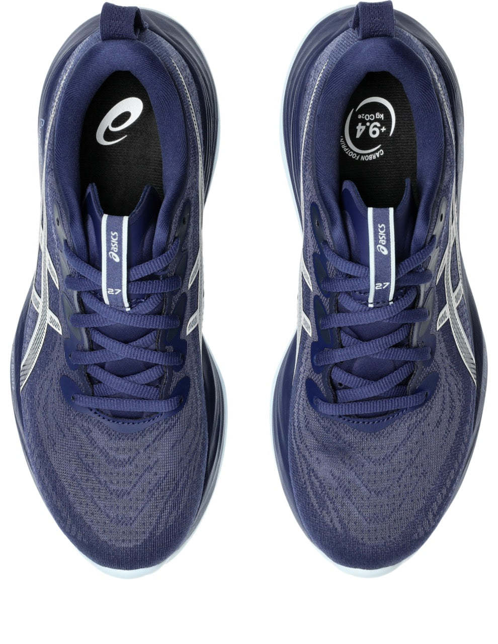 ASICS Women's GEL-Cumulus 27 Running Shoes - Indigo Blue/Cool Grey | Lightweight Cushioned Sneakers for Jogging, Gym Workouts & Daily Walking