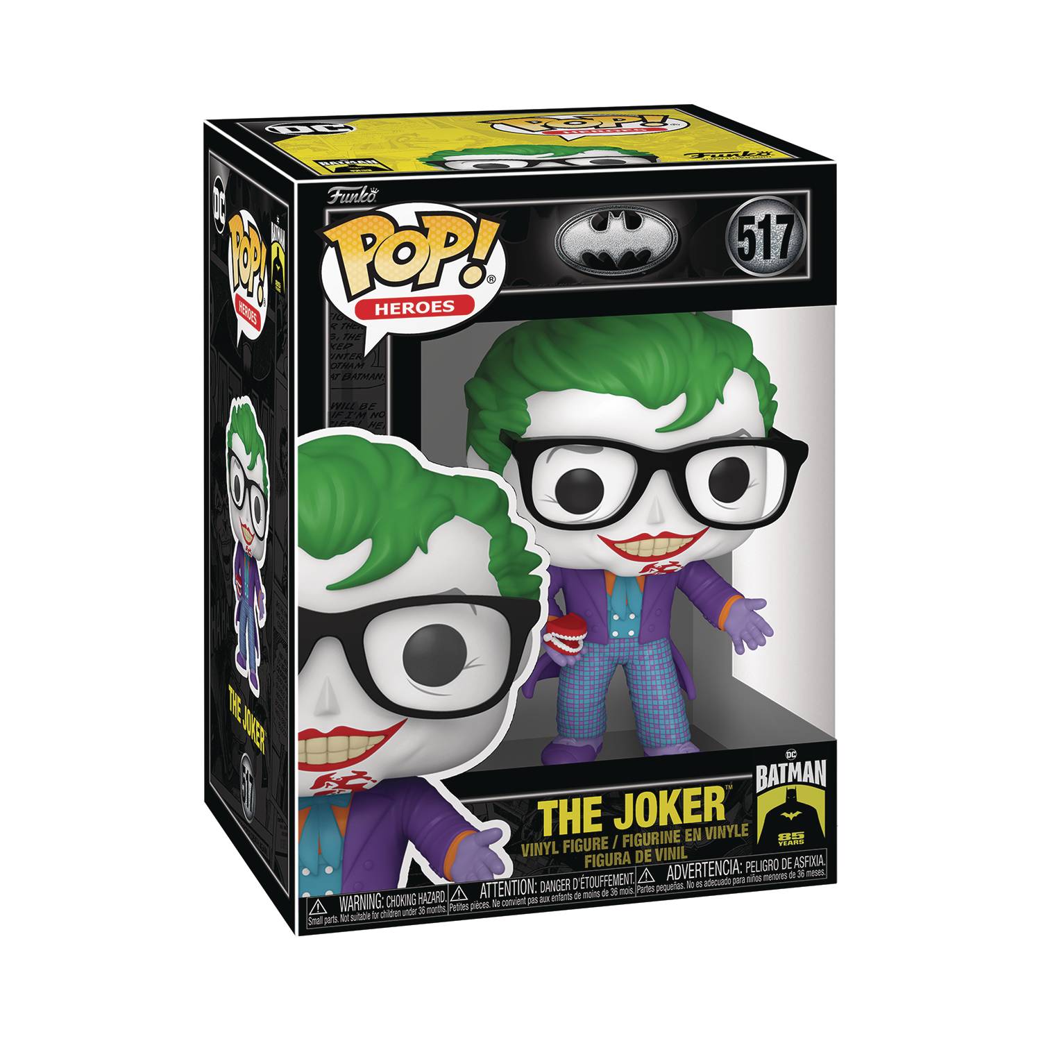 DC Batman 85th Anniversary The Joker with Teeth Action Figure - Perfect for Collectors, Cosplay, and Superhero Decor