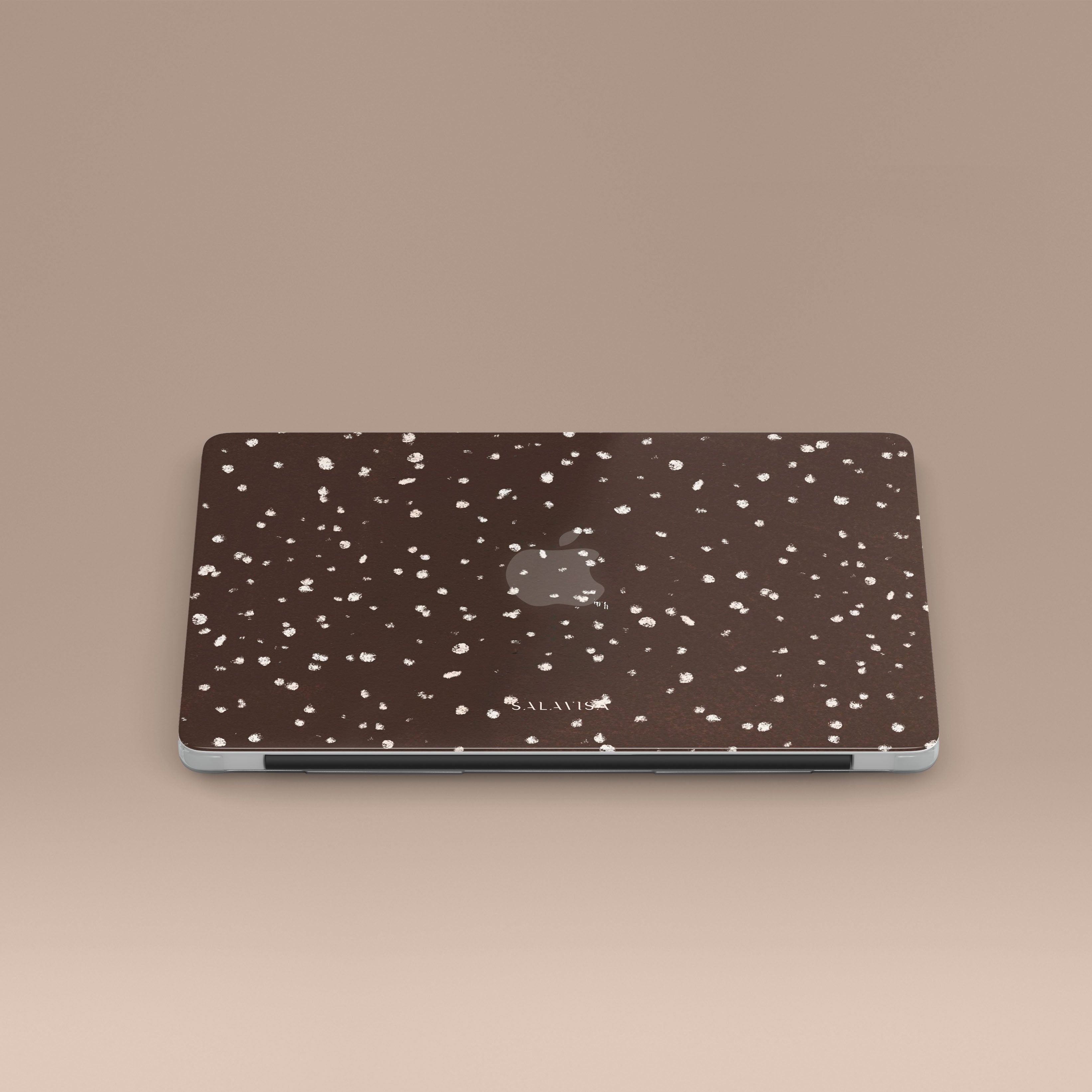 Premium Chocolate Dots MacBook Pro Case Cover 13/15 inch - Stylish Protective Shell for MacBook Air/Pro Laptops | Perfect for Work, Travel & School Use