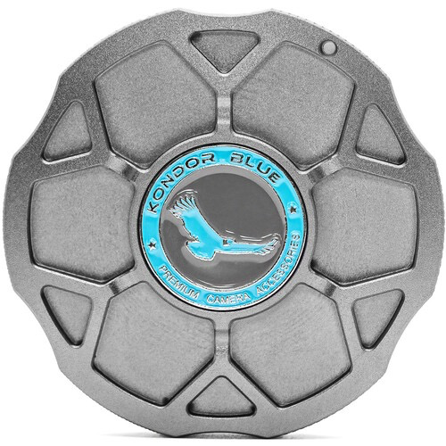 Kondor Blue Aluminum Body Cap for Canon RF Mount Cameras - Durable Space Gray Lens Cover | Perfect for Camera Protection & Storage | DSLR & Mirrorless Accessories