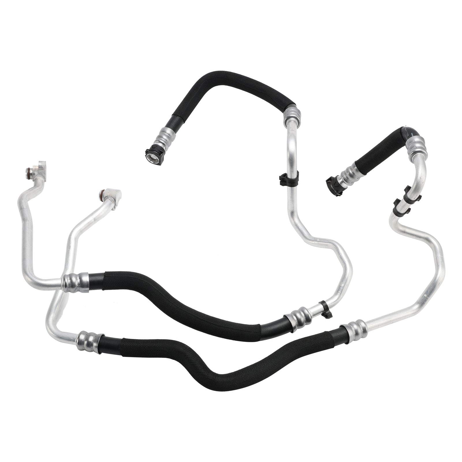 BMW 550i Engine Oil Cooler Line Replacement 17227589509 17227589510 - Compatible with 2008-2017 5 Series F10 Models - Perfect for Oil Leak Repairs & Cooling System Maintenance