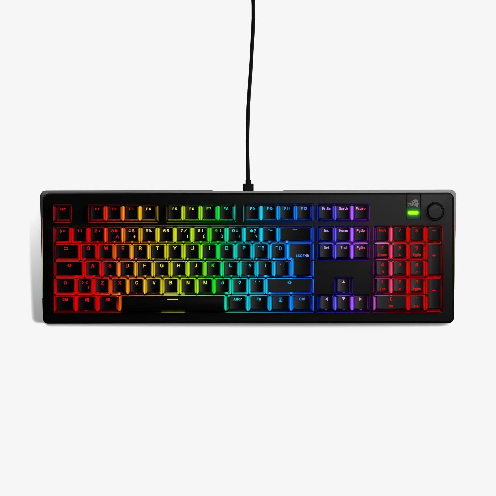 GMMK 3 Prebuilt Mechanical Gaming Keyboard - 96% Compact Layout, Hot-Swappable Switches, RGB Backlit - Perfect for PC Gaming, Office Work & Typing Enthusiasts