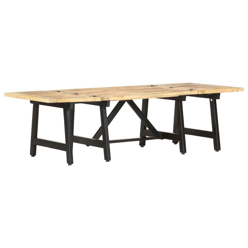 Extendable Solid Mango Wood Coffee Table - 63