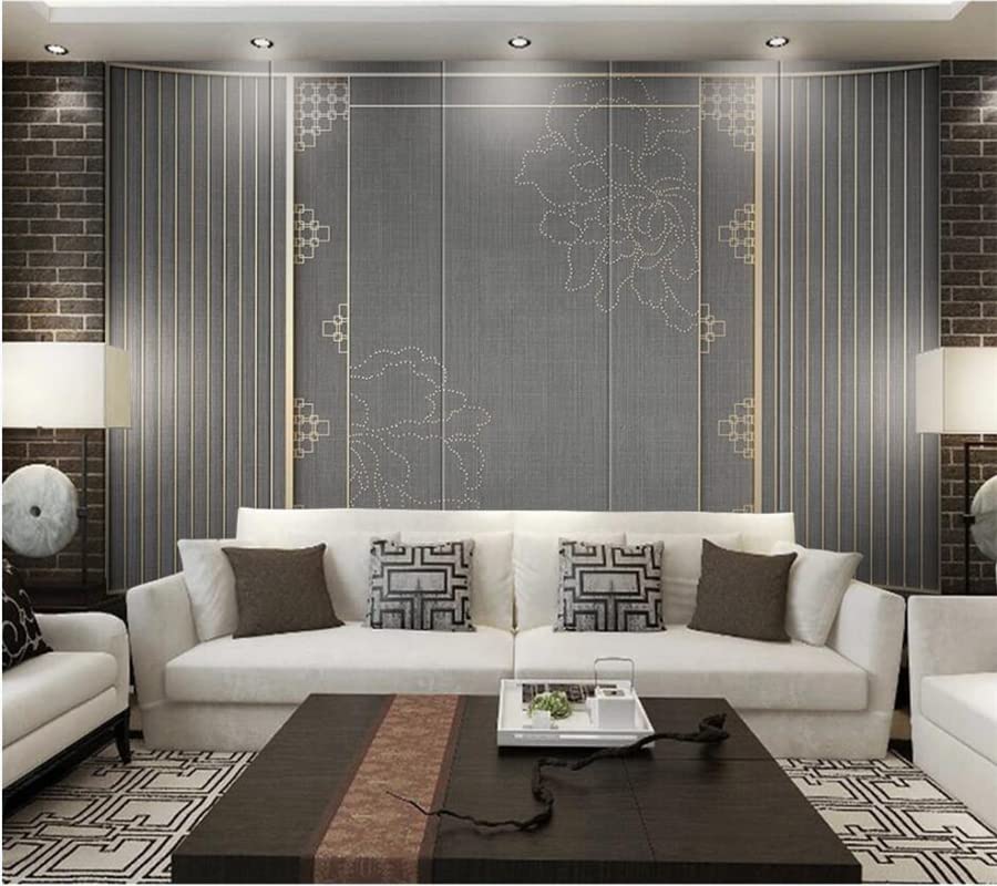 3D Removable Metal Wall Art - Chinese Style Floral Pattern with Line Cloth Design (78x39 Inches) for Bedroom, Living Room & TV Background - Perfect for Home Decor, Kids Room & Office Spaces