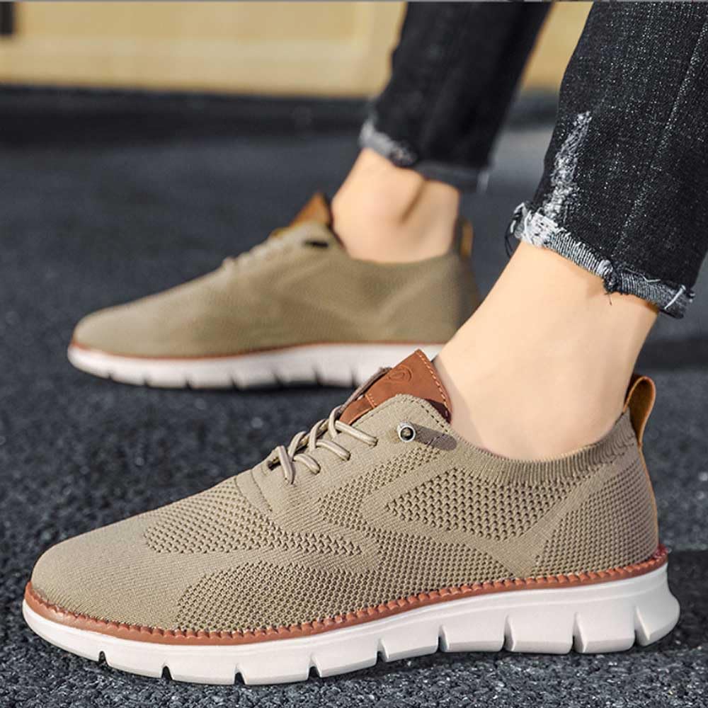 Breeze Shoes for Men - Lightweight Breathable Walking & Running Sneakers - Perfect for Urban Commuting, Gym Workouts and Casual Wear