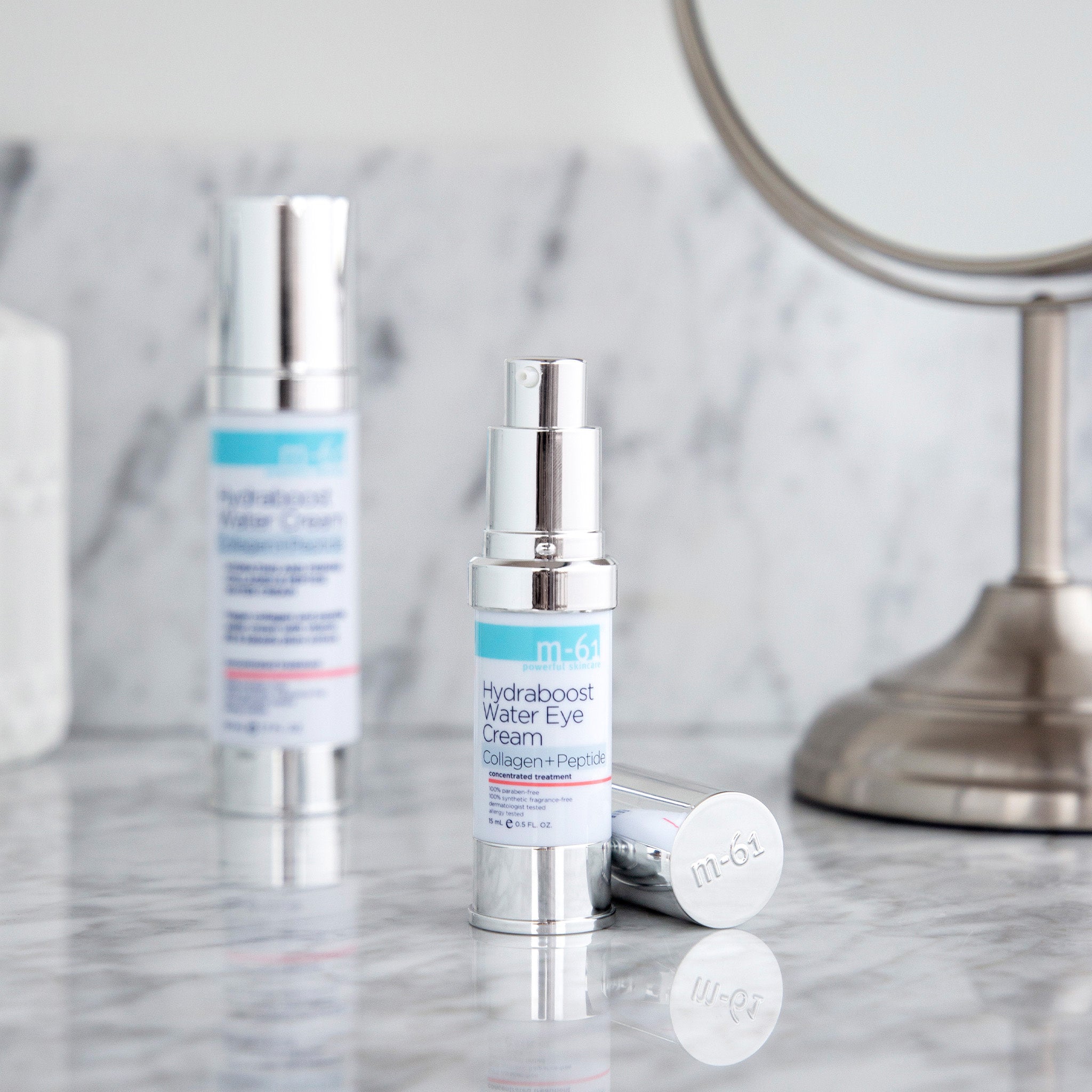 Hydraboost Collagen + Peptide Eye Cream for Dark Circles & Wrinkles - Hydrating Under Eye Treatment for Puffiness & Fine Lines - Perfect for Night & Day Use