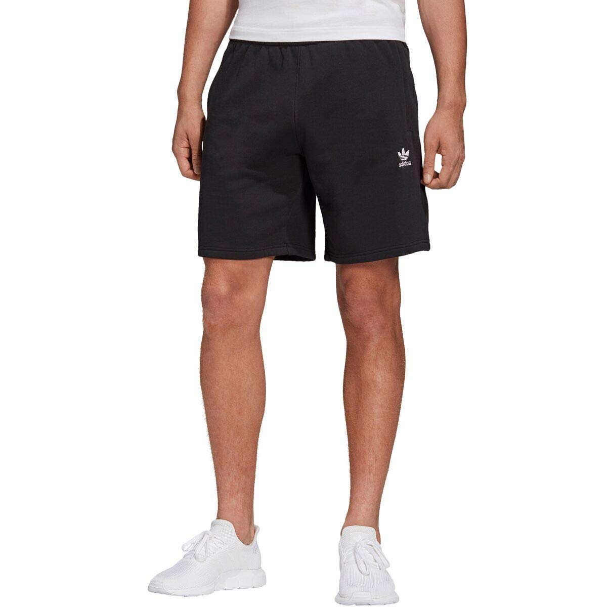 Adidas Originals Men's Trefoil Essentials Shorts - Comfortable Athletic Shorts for Running, Gym & Casual Wear | Breathable Fabric for Summer & Workouts