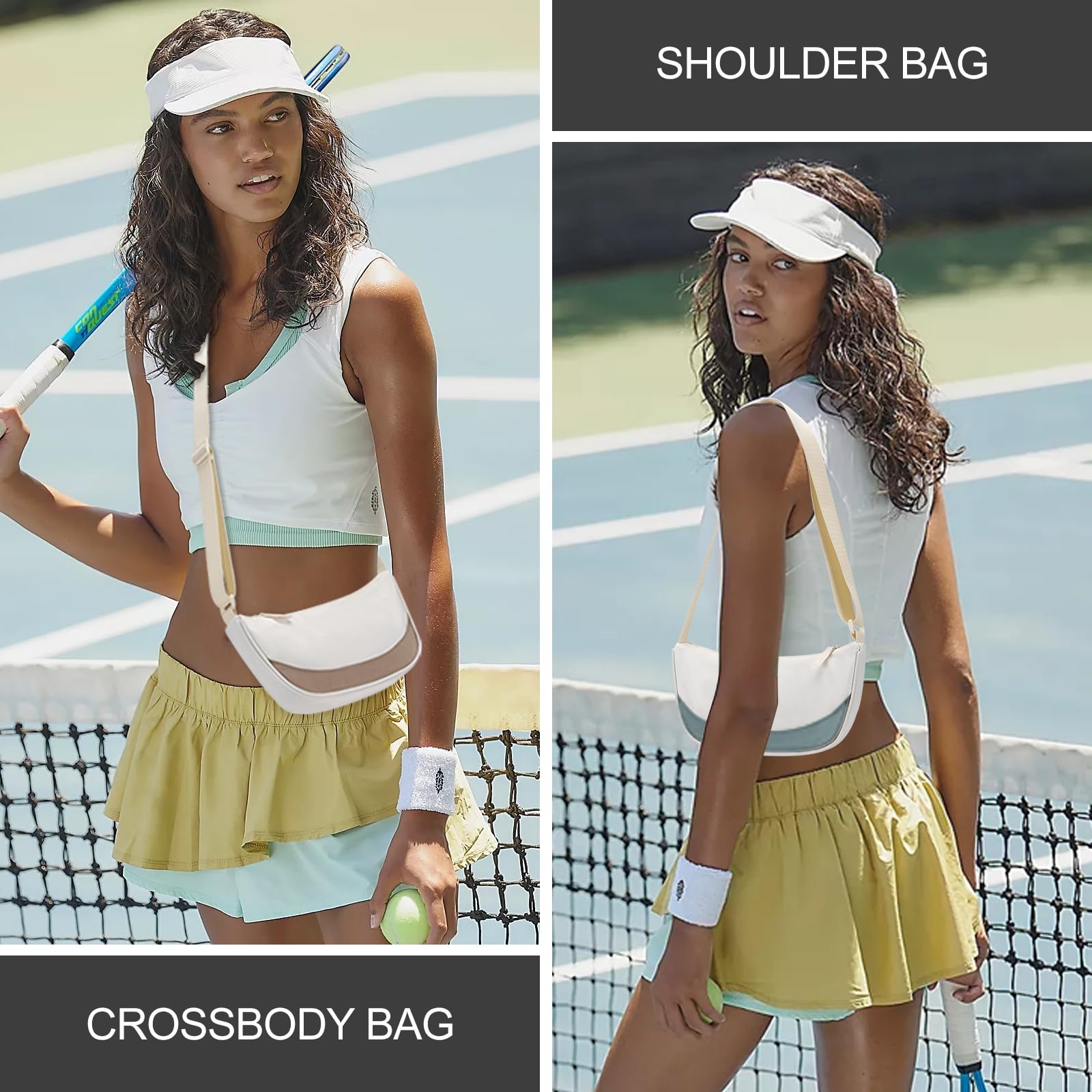 Lightweight Nylon Crossbody Sling Bag for Women & Men - Adjustable Strap, Compact & Durable - Perfect for Travel, Shopping & Everyday Use
