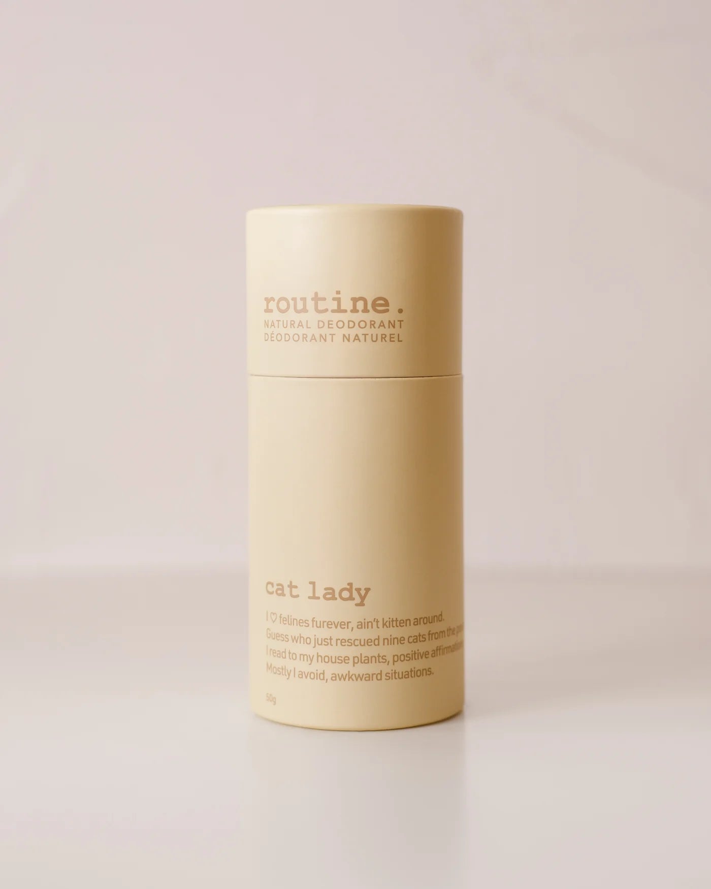 Natural Cat Lady Deodorant Stick for Women - Aluminum Free, Long Lasting Odor Protection - Perfect for Cat Lovers & Pet Owners at Home or Work