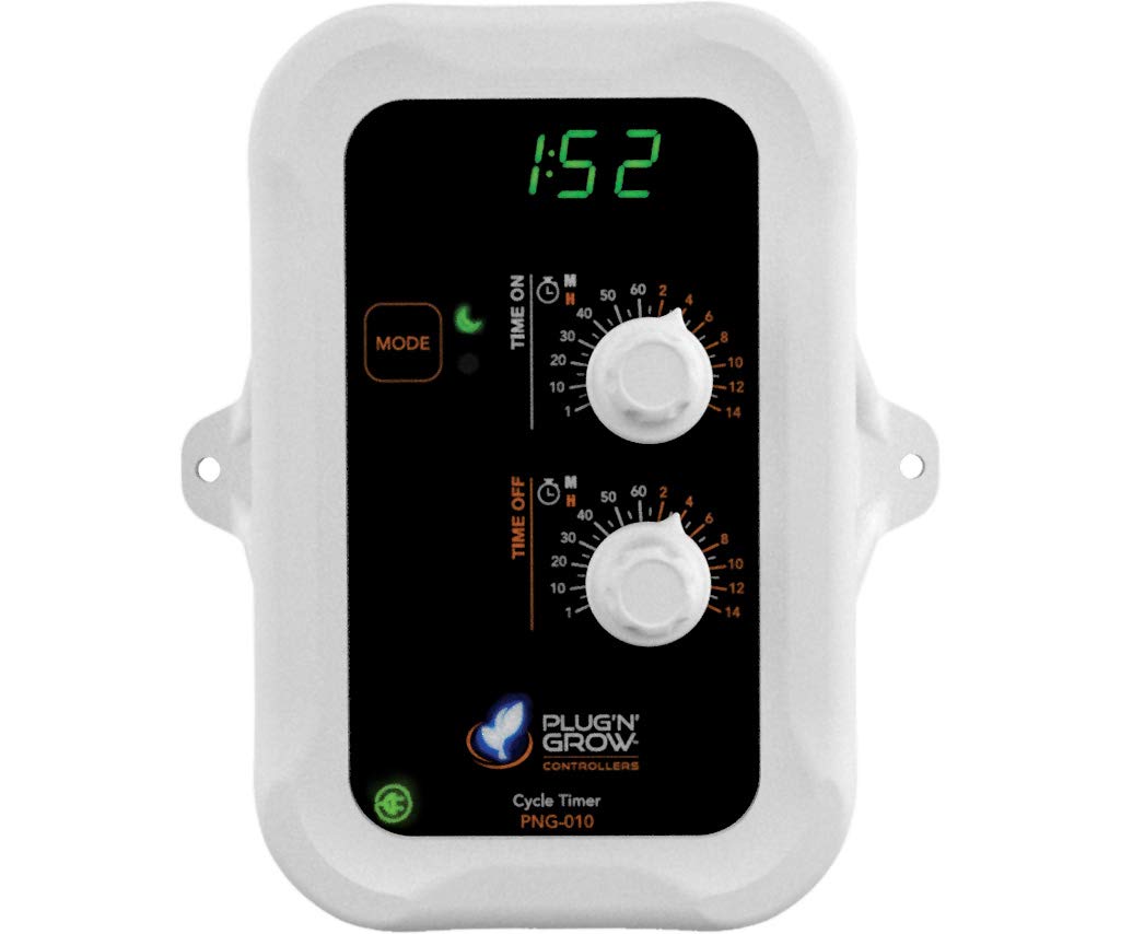 Smart Plug & Grow Lighting Timer with High-Temperature Shutoff - Automatic Plant Grow Light Controller for Indoor Hydroponics, Greenhouses & Home Gardens