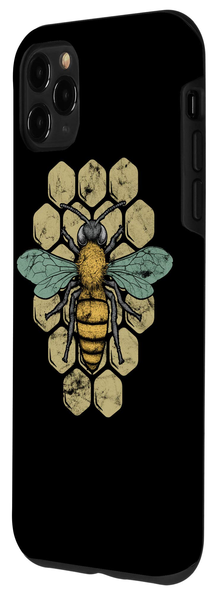 iPhone 11 Pro Max Retro Honey Bees Beekeeper Case - Durable Protective Cover for Nature Lovers & Outdoor Enthusiasts
