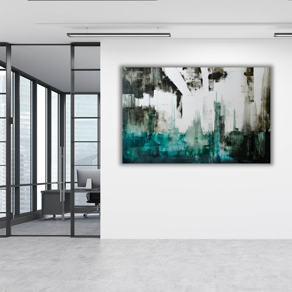 Abstract Silhouette City Wall Art - Modern Home Decor for Living Room, Bedroom & Office