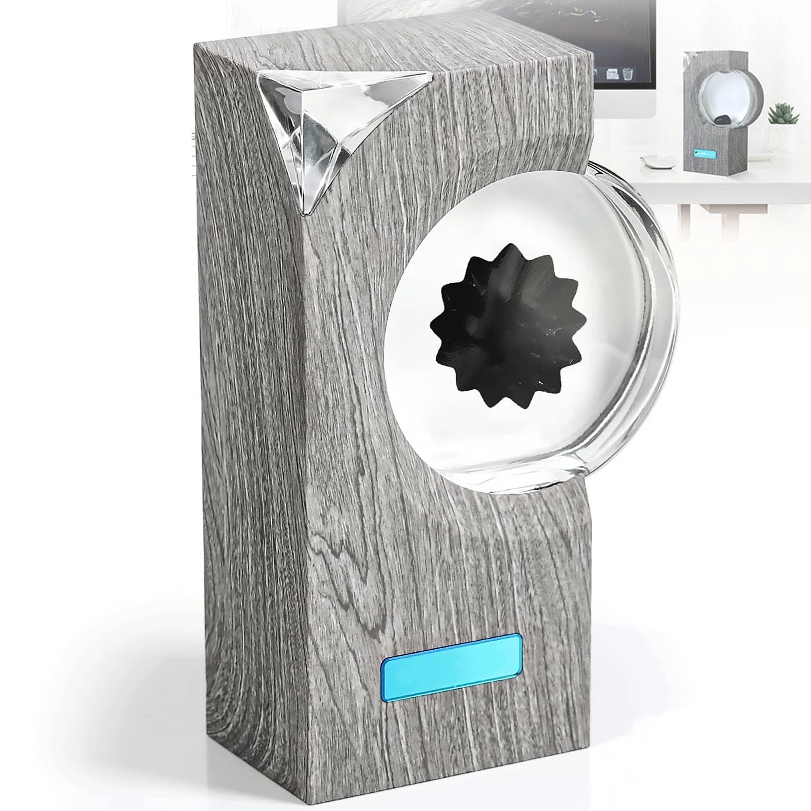 NONBILL Symbiote in a Bottle - Ferrofluid Magnetic Liquid Display Speaker with Music Sync & Dancing Effects, Cool Desk Toy for Office Decor, Science Gifts, and Relaxing Ambient Lighting