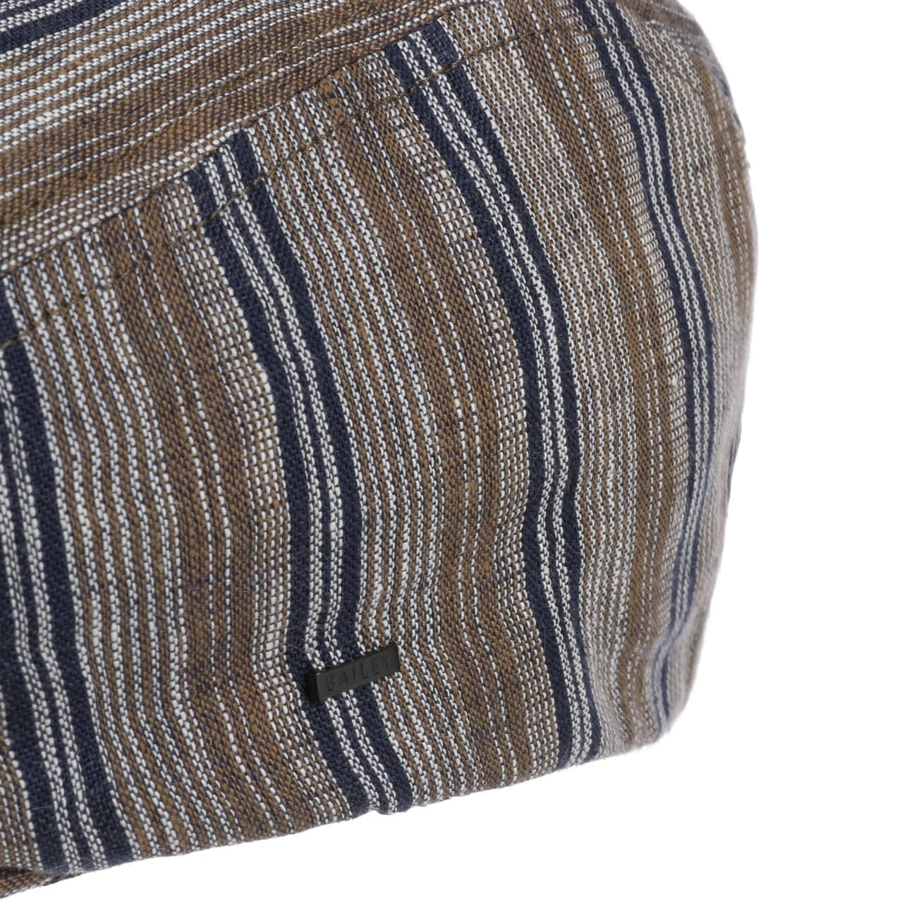 Bailey 1922 Fleet Stripes Flat Cap - Classic Wool Ivy Hat for Men | Perfect for Golf, Driving & Casual Wear