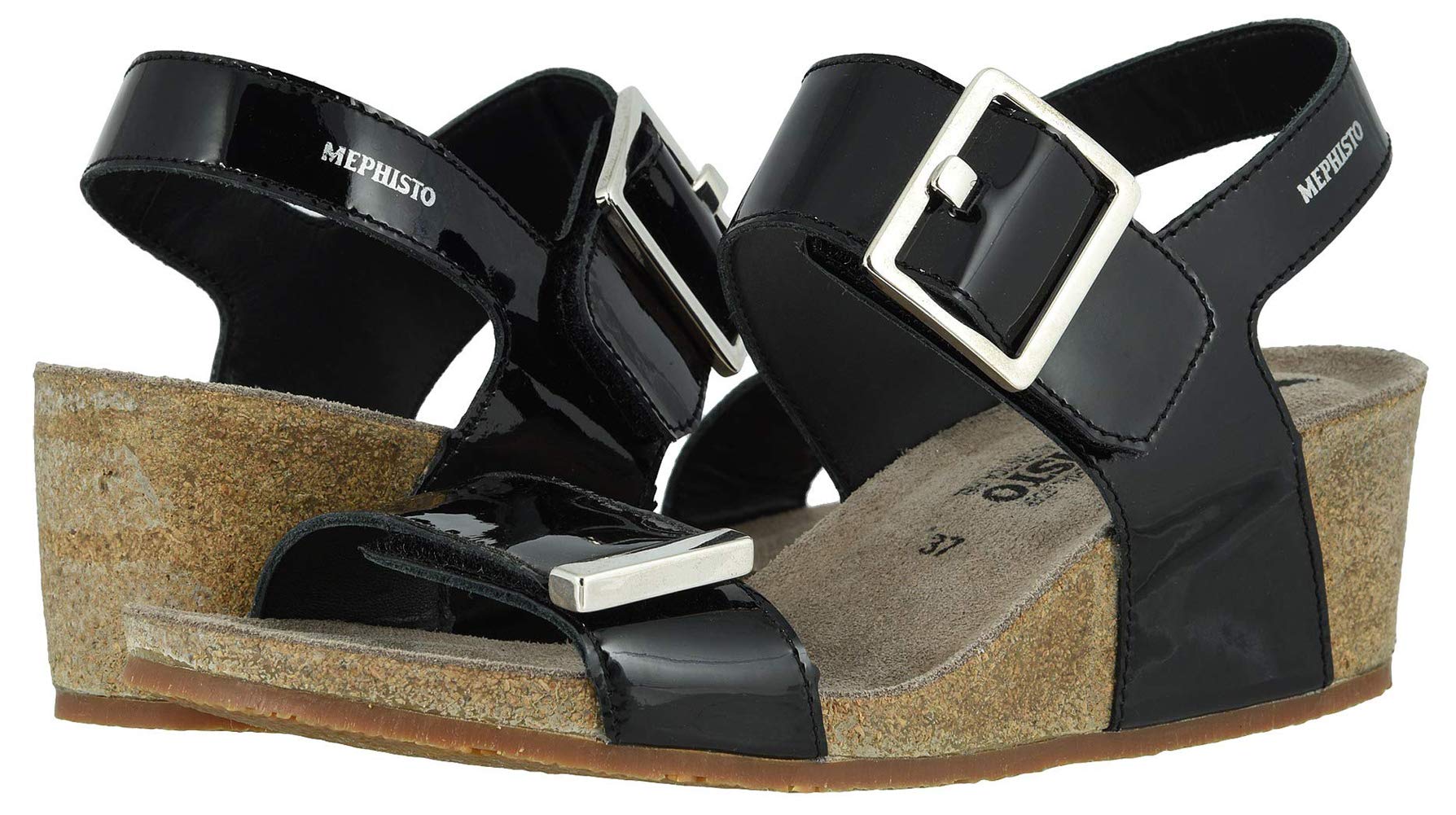 Mephisto Women's Comfort Wedge Sandals - Breathable & Supportive Summer Shoes for Walking, Travel, and Casual Outings