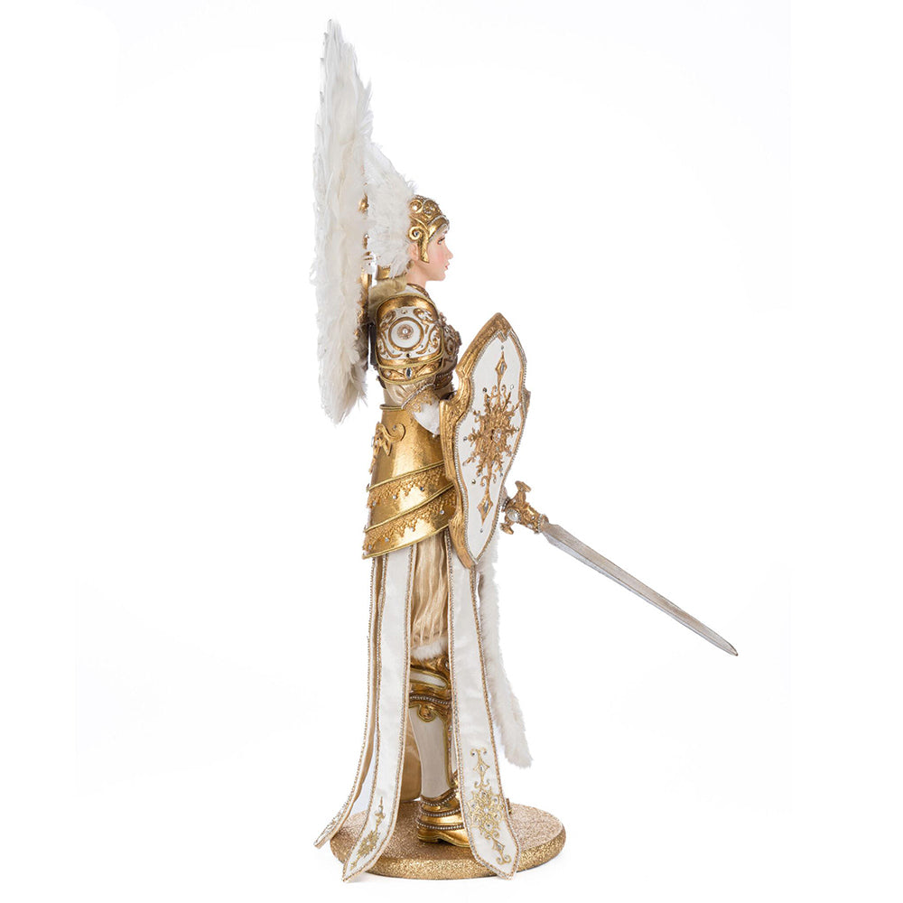 Bells of Brilliance Angel Gabriel Doll by Katherine's Collection - Handcrafted Christmas Tree Ornament & Holiday Home Decor for Nativity Scenes, Gift Giving, and Festive Celebrations