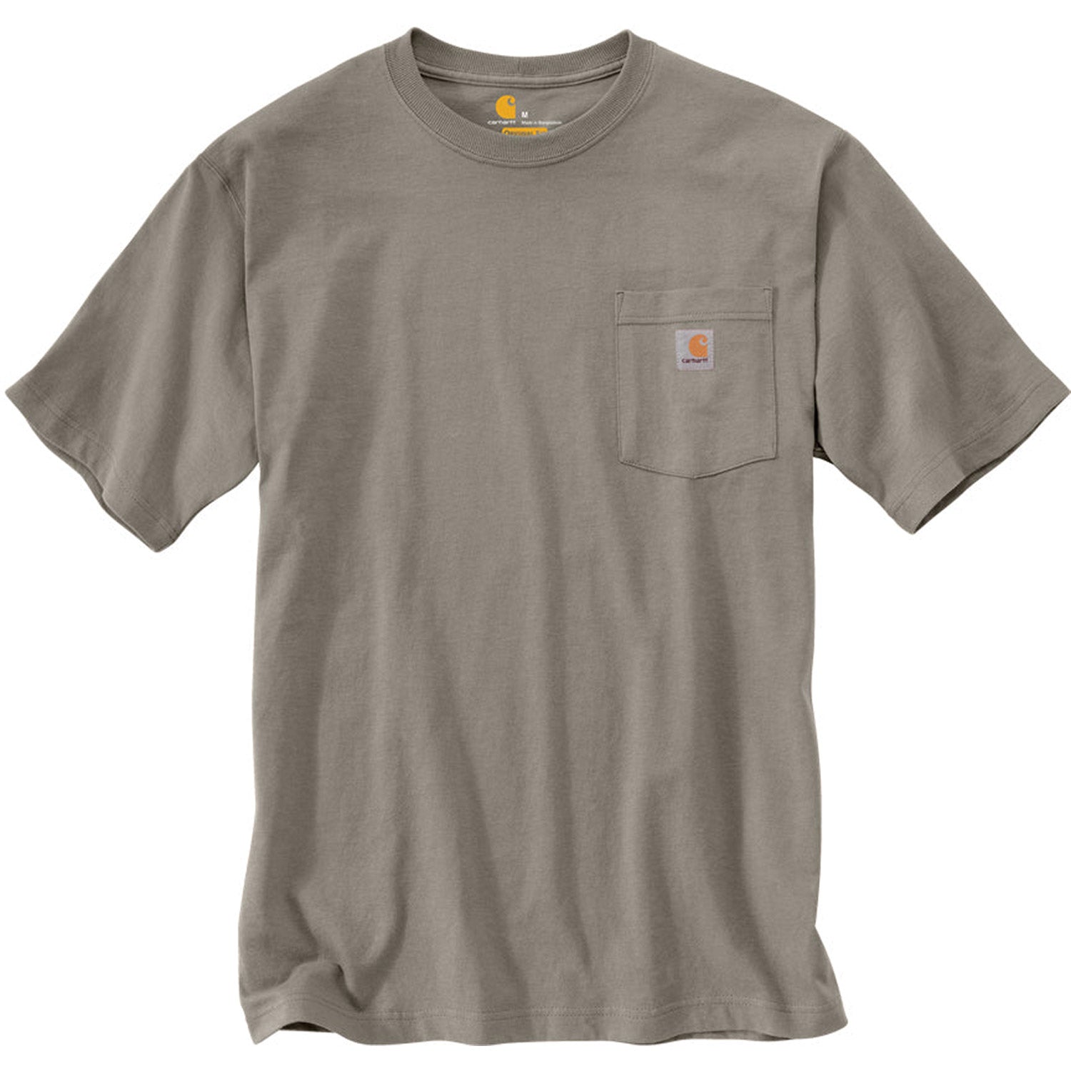 K87 Loose Fit Heavyweight Pocket T-Shirt for Men - Soft Cotton Crewneck Tee with Chest Pocket | Casual Wear, Workout, Outdoor Activities