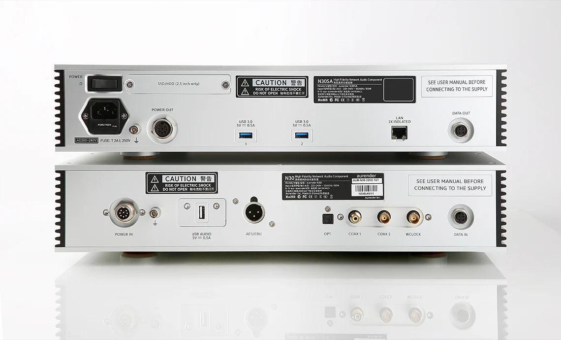 Aurender N30SA 8TB High-End Digital Music Server - Audiophile-Grade Hi-Res Audio Storage & Streaming for Home Theater & Music Studios