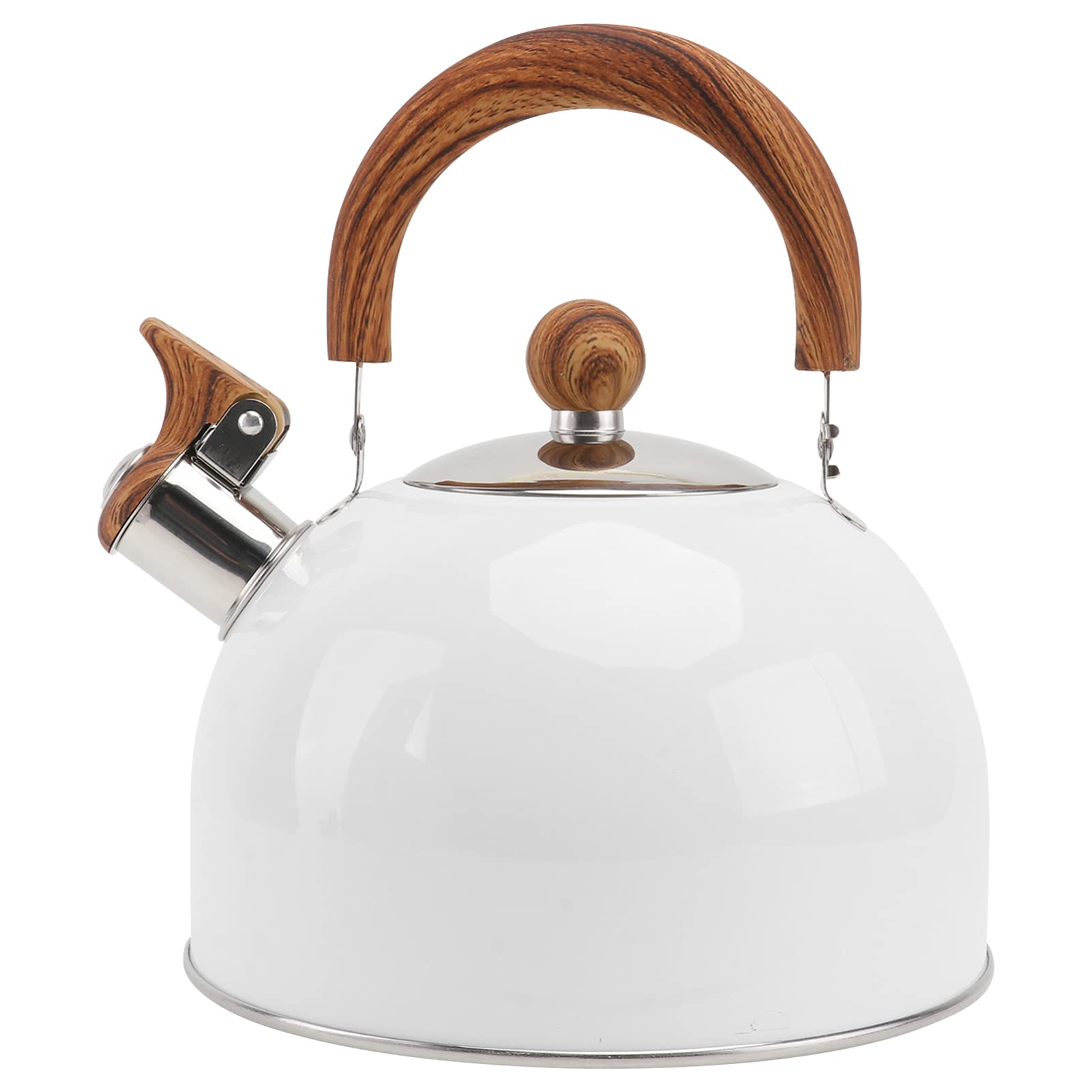 **Cabilock 1-Piece Stainless Steel Whistling Tea Kettle - Stovetop Water Boiler for Home & Kitchen - Perfect for Tea, Coffee & Cooking**