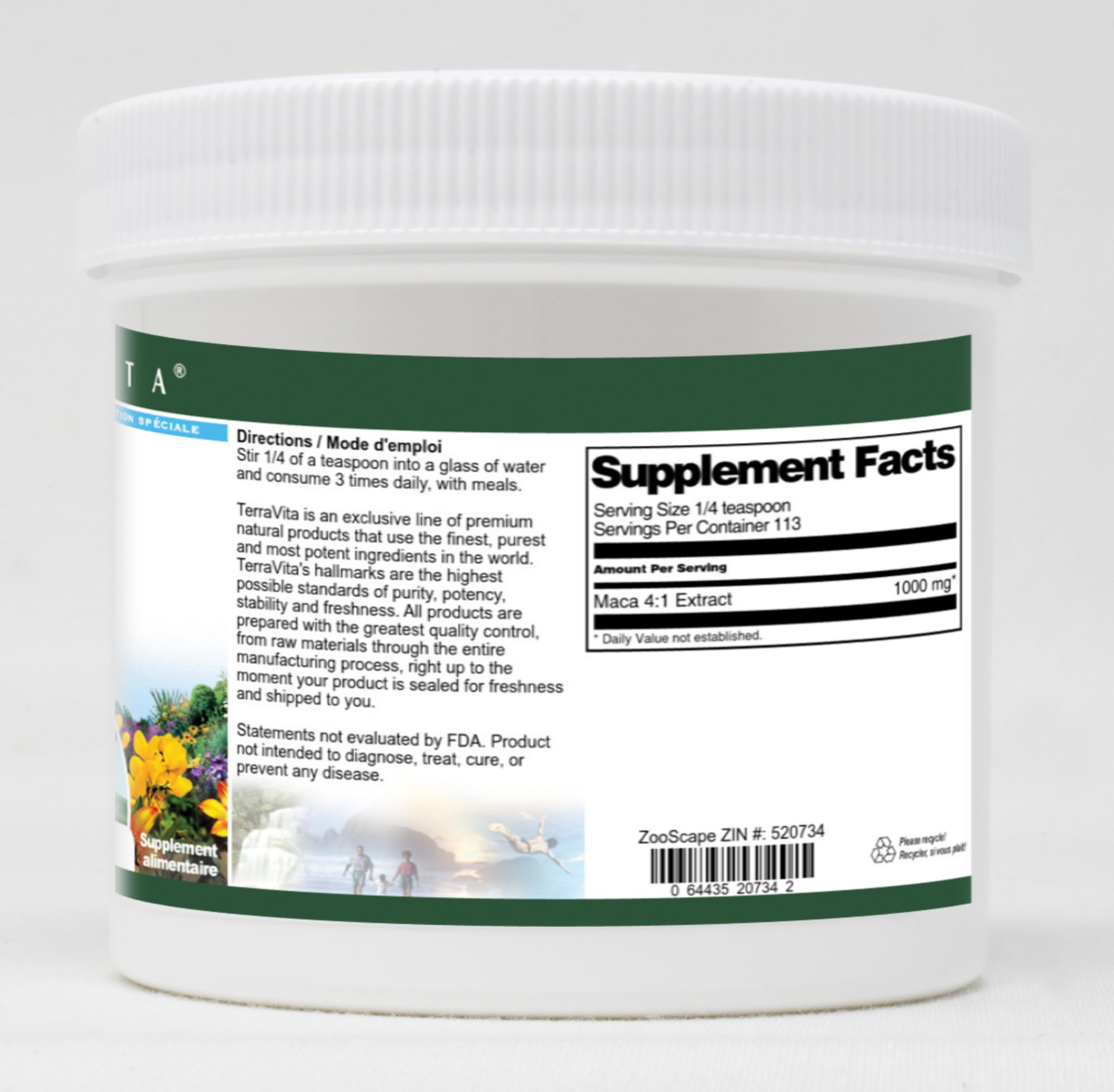 Organic Maca Root Powder 4:1 Extract (4 oz) - 2 Pack | Energy Booster, Hormone Balance & Stress Relief | Perfect for Smoothies, Coffee & Baking