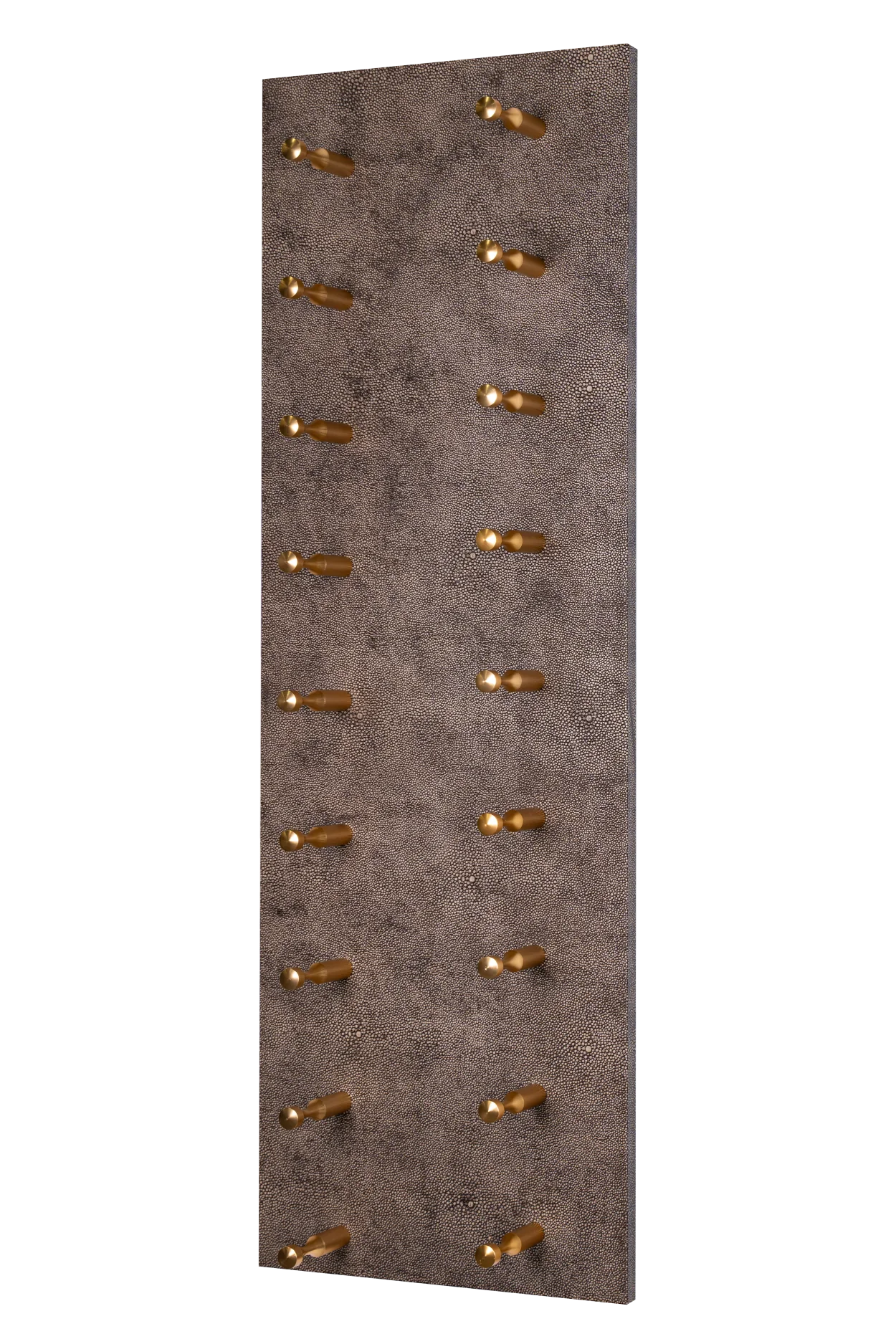 Kessick Vertical Leather Wine Rack - 14x42 Inch Wall-Mounted Wine Storage for Home Bar, Kitchen & Dining Room Decor | Holds 14 Bottles | Elegant Wine Display for Wine Lovers & Collectors