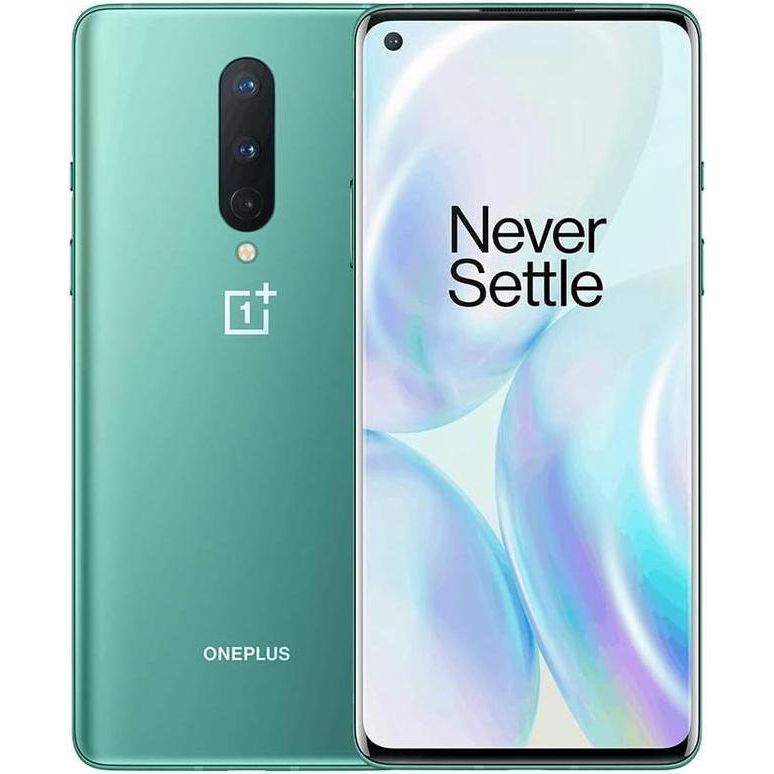 OnePlus 8 Smartphone - Glacial Green, 8GB RAM, 128GB Storage - Unlocked Android Phone for Gaming & Photography | Perfect for Travel & Social Media