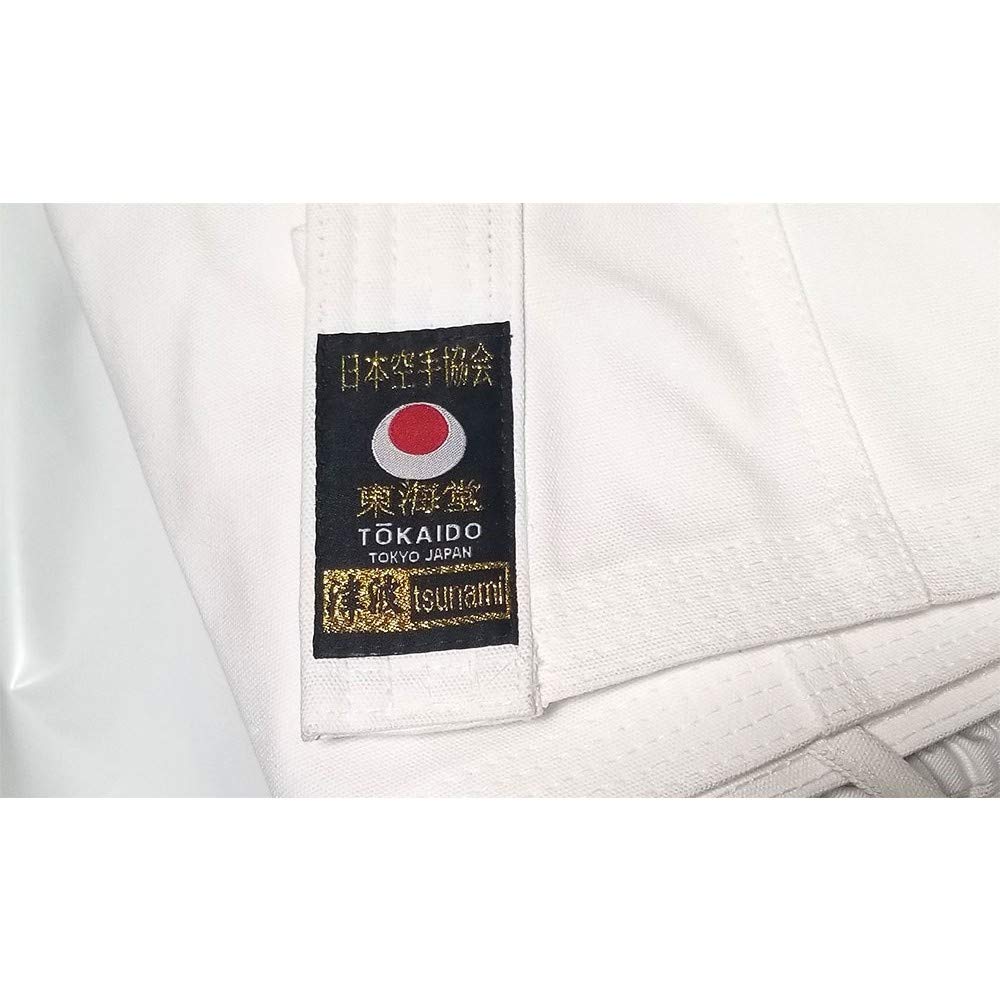Premium 10oz Tokaido Karate Gi - Authentic Tsunami Training Uniform for American Cut | Ideal for Martial Arts, Dojo Practice & Competition