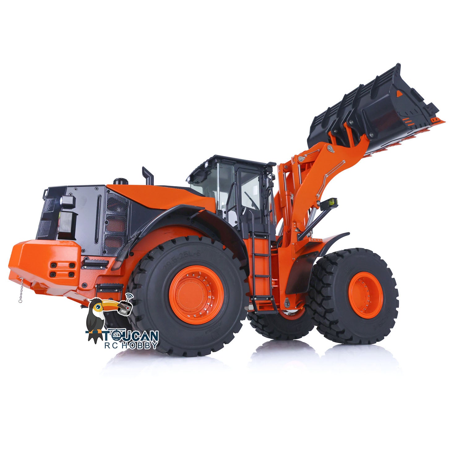 1/14 Scale Hydraulic RC Loader ZW370 JDM 198 - Remote Control Metal Construction Truck with New Sound Module - Realistic Model for Construction Site Play & Collectors