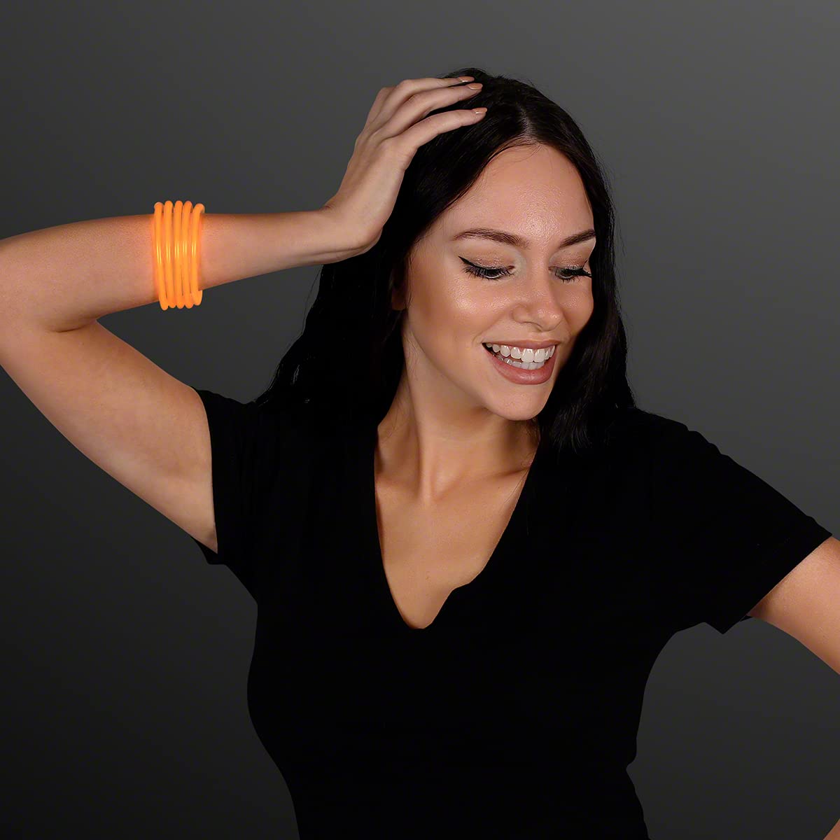 Premium Orange Glow Bracelets 8